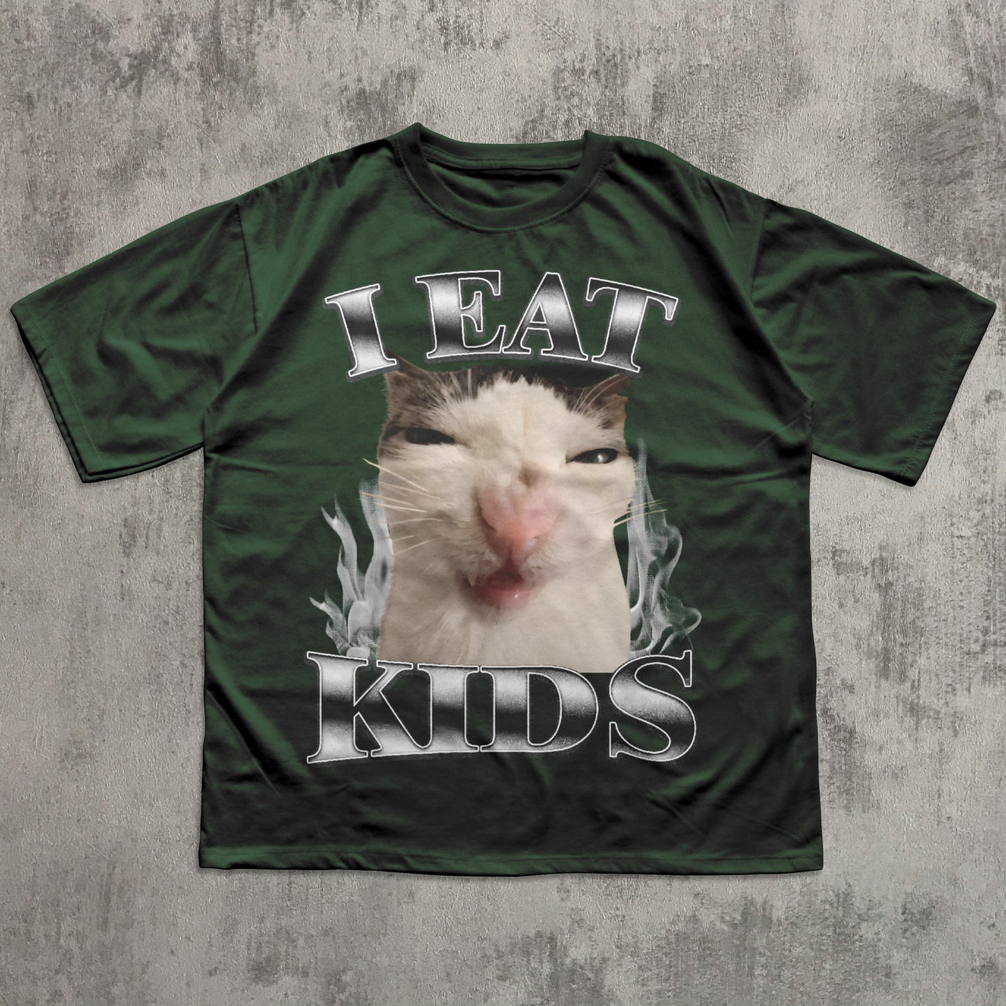 I Eat Kids Funny Cat Meme T-shirt, Silly Cats Shirt, Unhinged Clothes, Brainrot Shirts, Kitten Tshirt