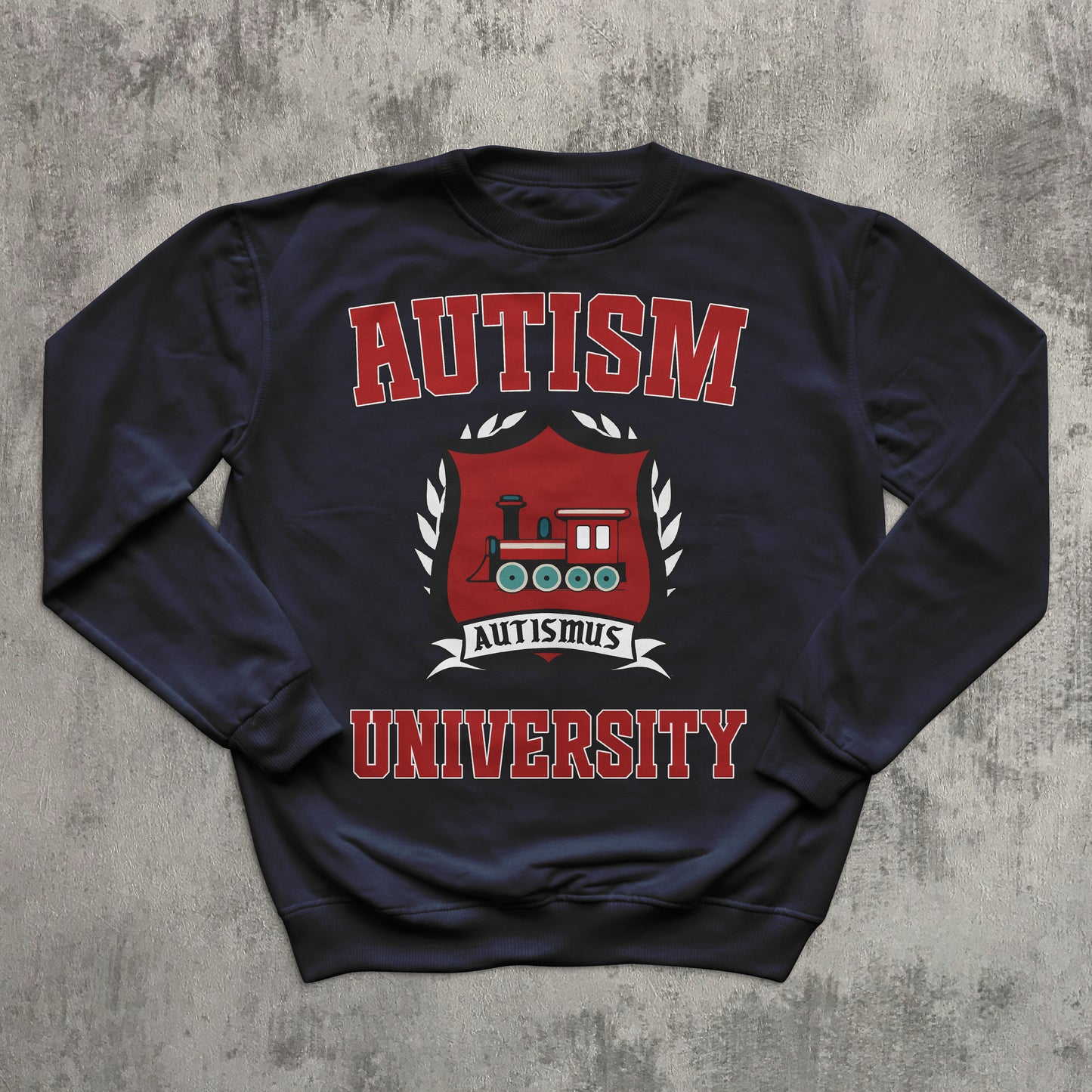 Autism University Funny Vintage Sweatshirt, 90s Retro Sweaters, Ugly Sweater