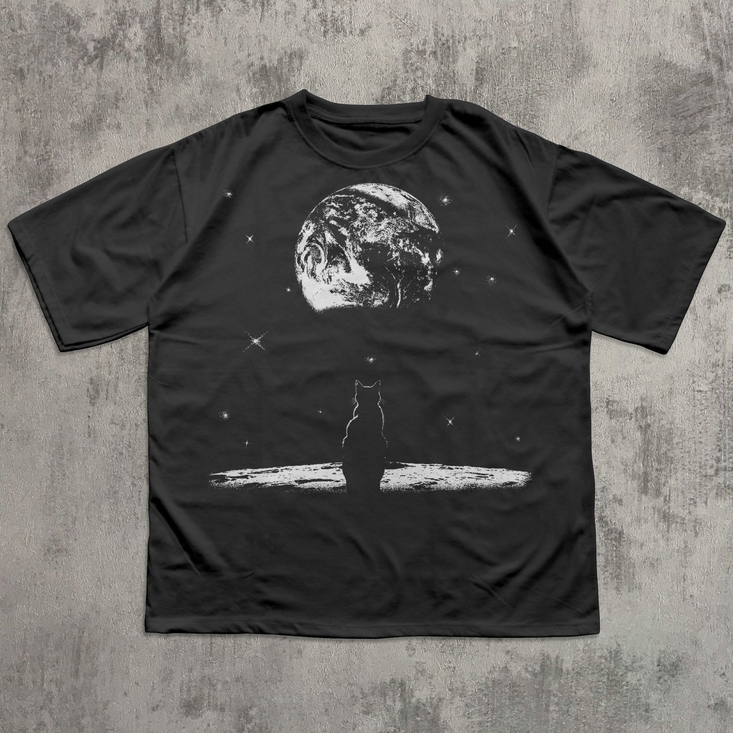 Vintage Graphic Cat T-shirt