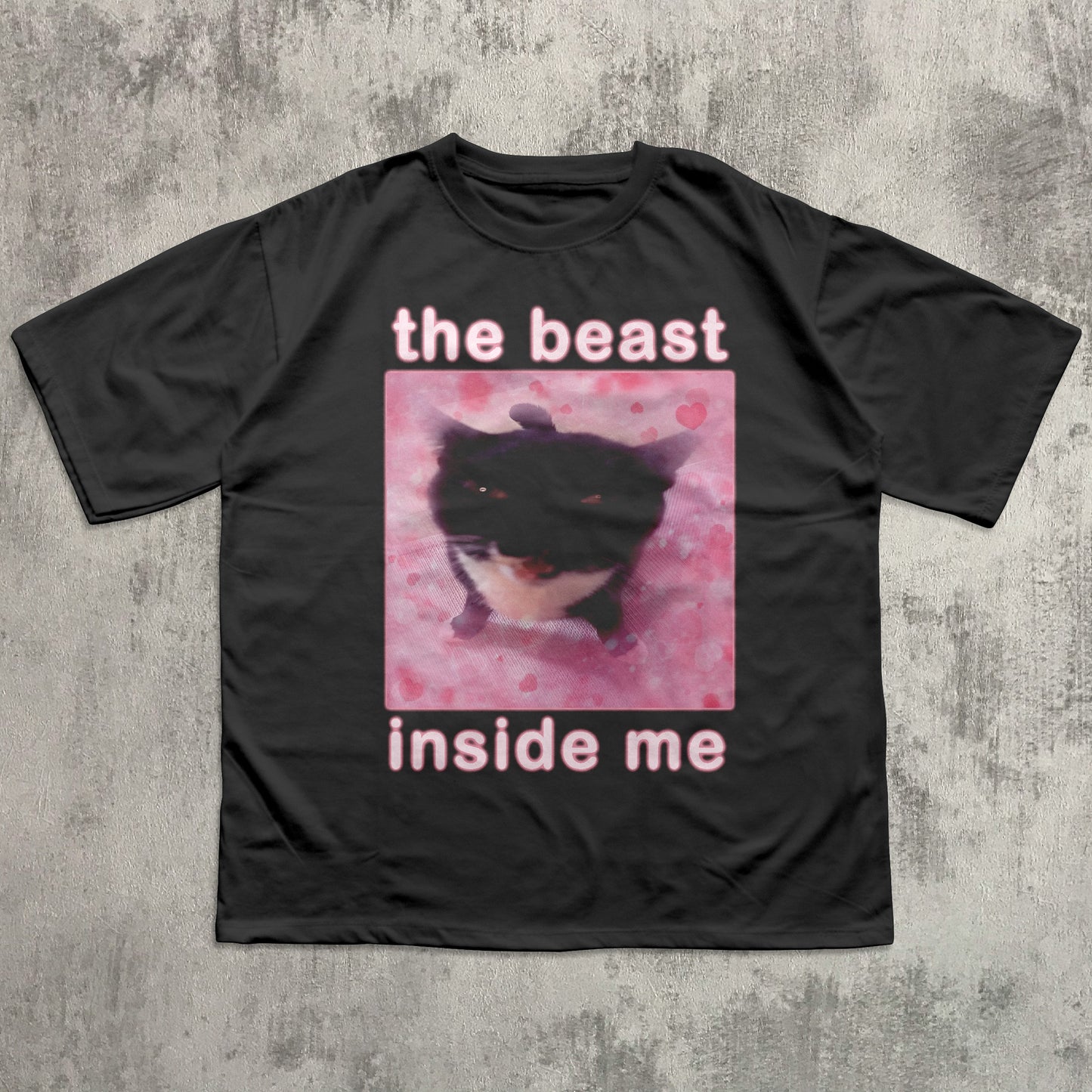 The Beast Inside Me Funny Cat Meme T-shirt