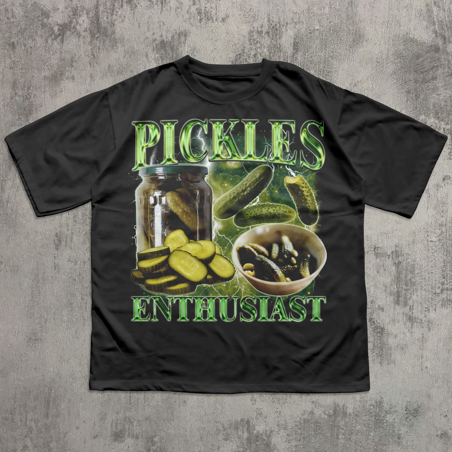 Pickles Enthusiast Funny Vintage 90s Retro T-shirt, Dill Pickle Lover Shirt, Bootleg Style Tshirt, Weird Shirts