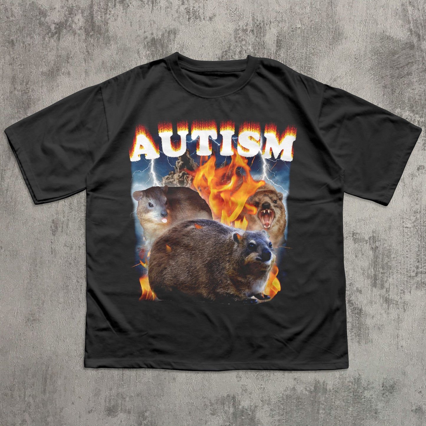 Autism Hyrax Funny Meme T-shirt