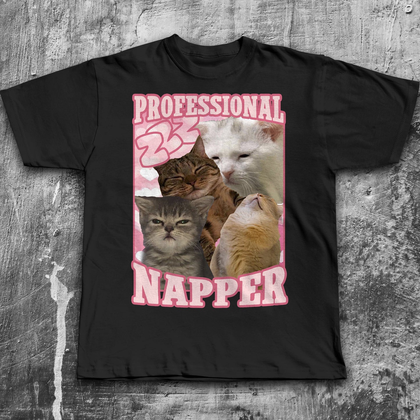 Professional Napper Funny Cat Meme T-shirt, Cat Shirt