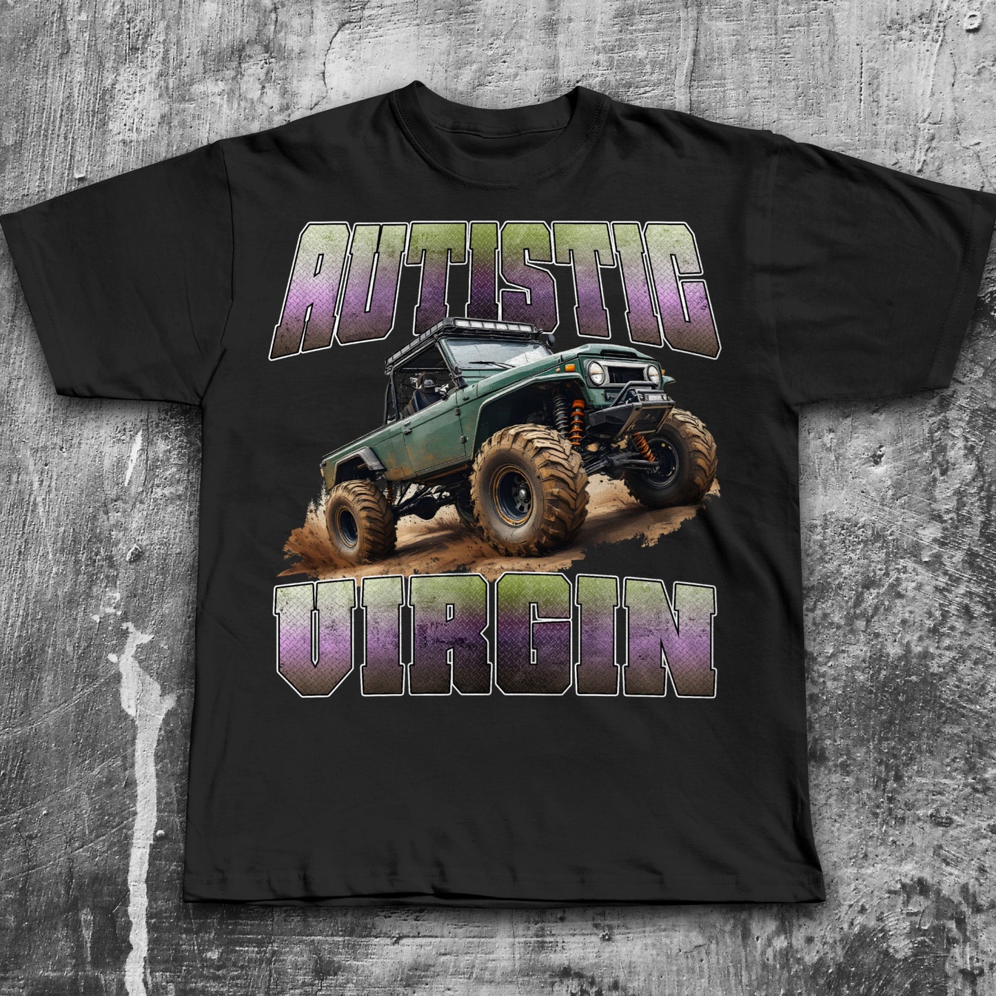 Autistic Virgin Funny Meme T-shirt, Brainrot Shirt