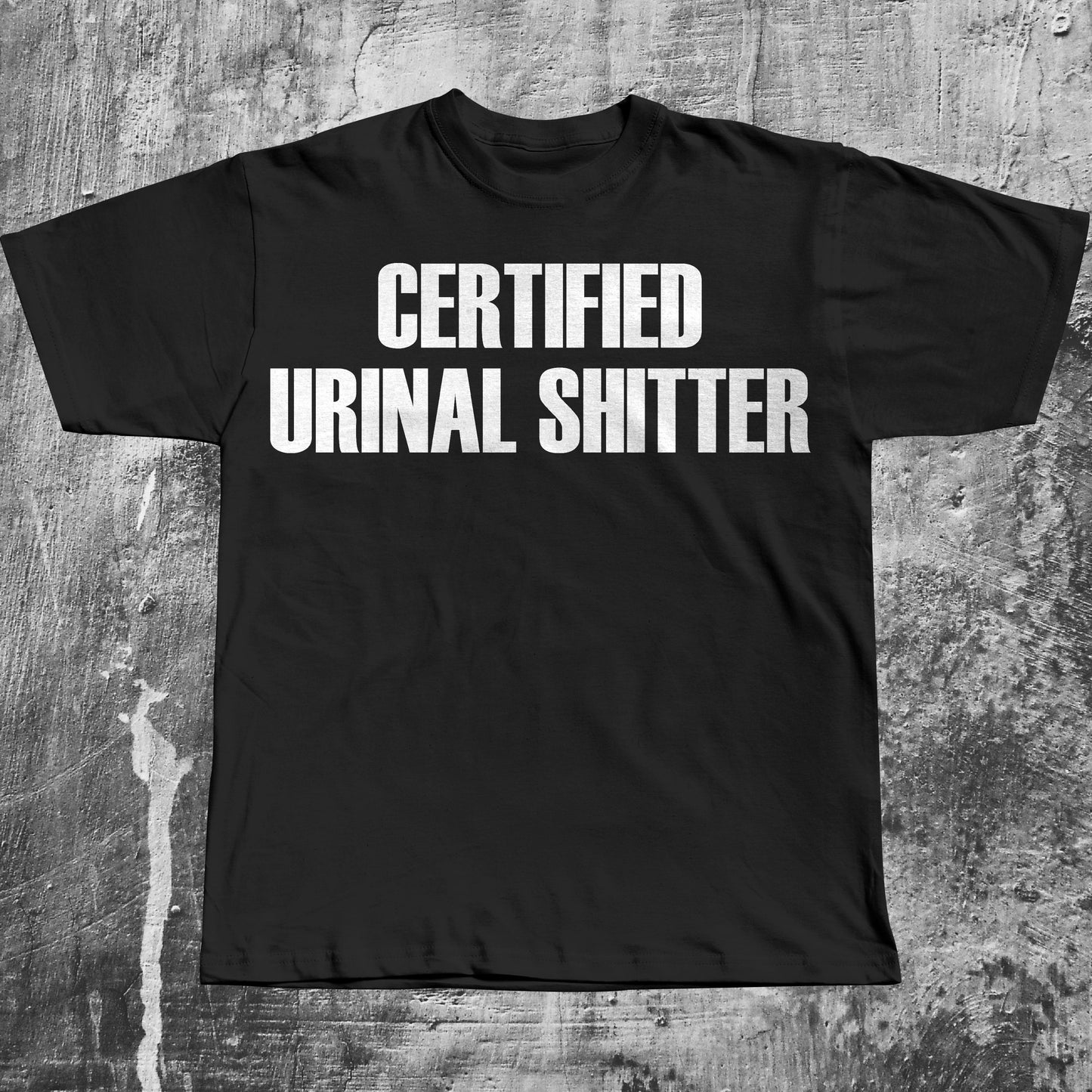 Certified Urinal Shitter Meme T-shirt, Brainrot Shirt