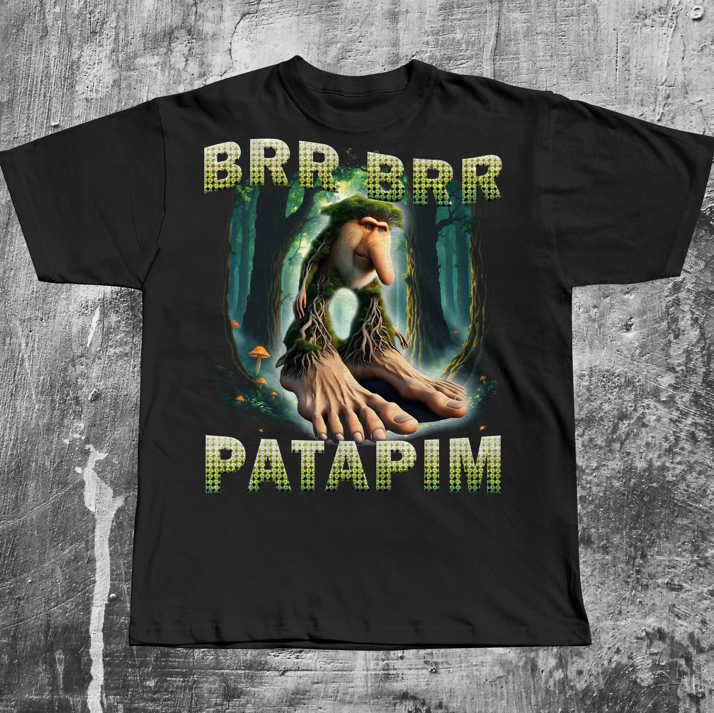 Brr Brr Patapim Funny Italian Brainrot Meme T-shirt