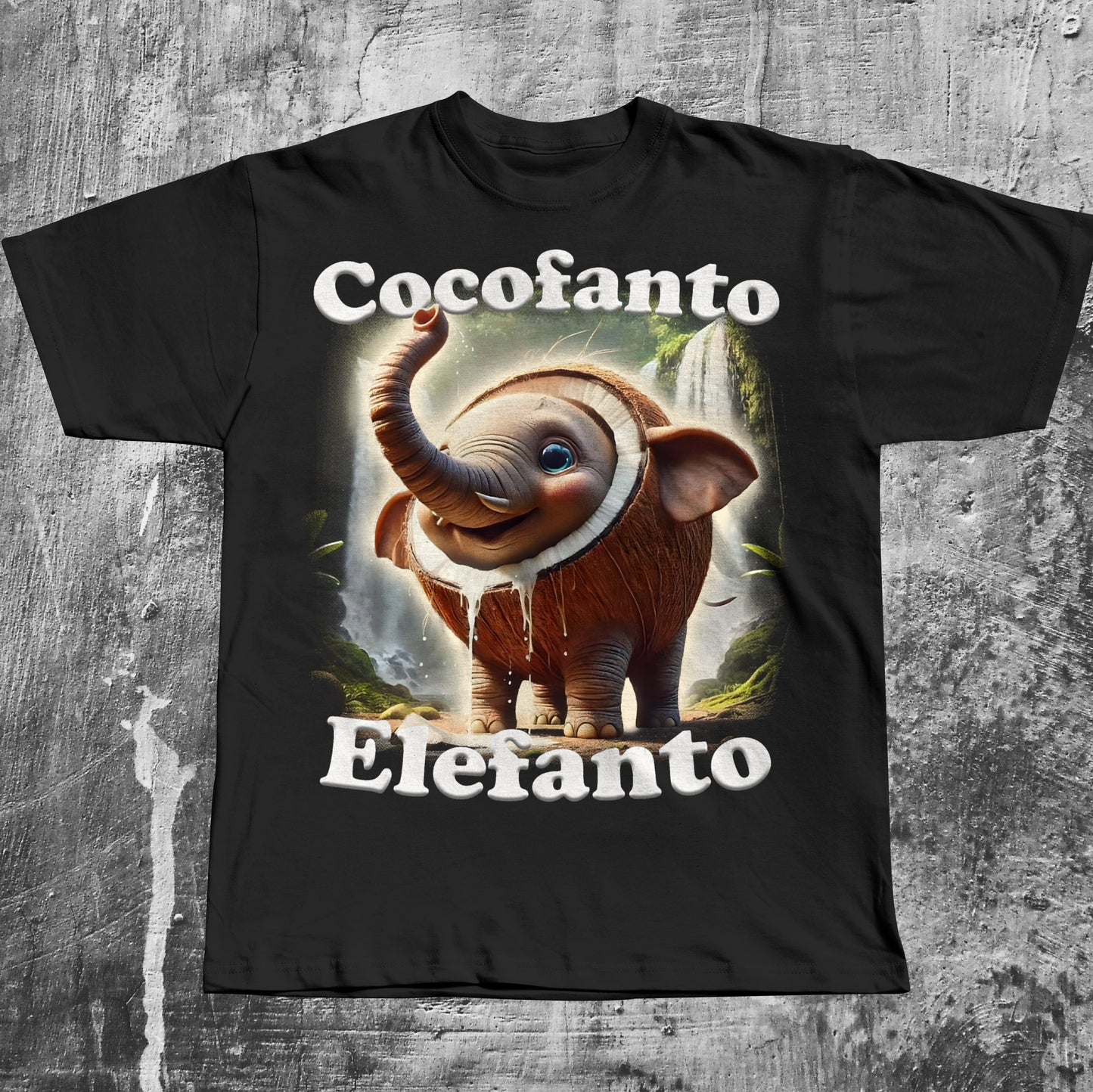 Cocofanto Elefanto Funny Coconut Elephant Meme T-shirt