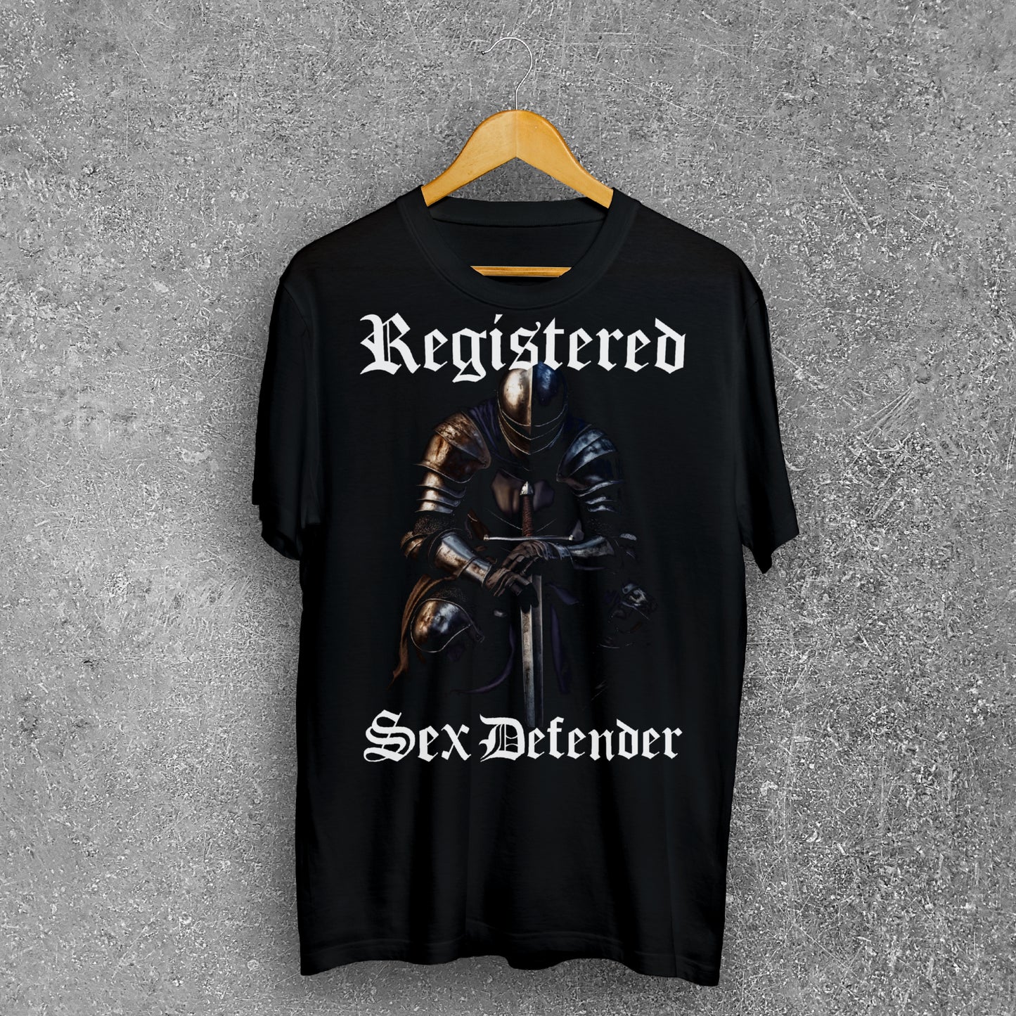 Registered Sex Defender Funny Meme T-shirt