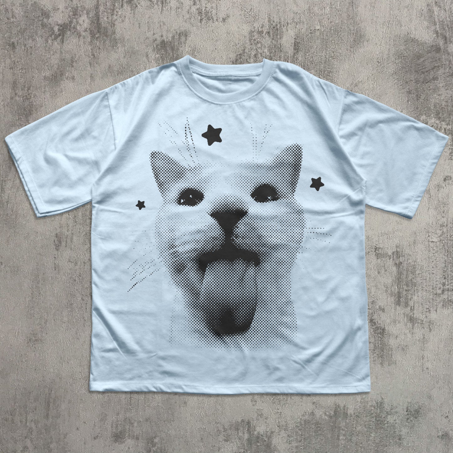 Funny Y2k Cat T-shirt, Silly Cats Tee, 90s Retro Kitten Shirt, Ironic Shirts, Meme Tshirt