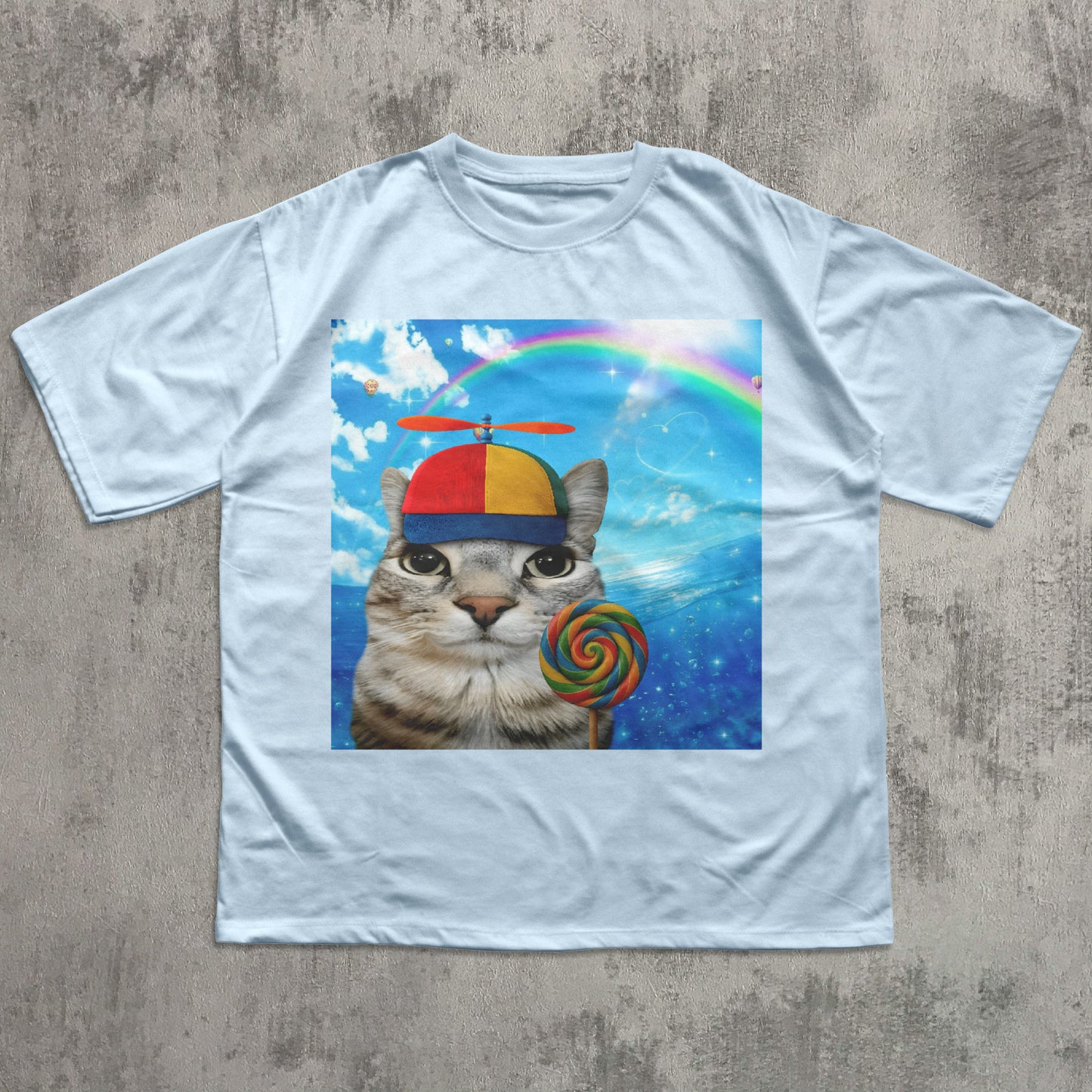 Happy Cat Dreamcore T-shirt, Funny Cats Shirt, Brainrot Meme Tee, Silly Kitten Tee, Cat Lover Gifts, Weird Tees, Gen Z Humor Tshirt