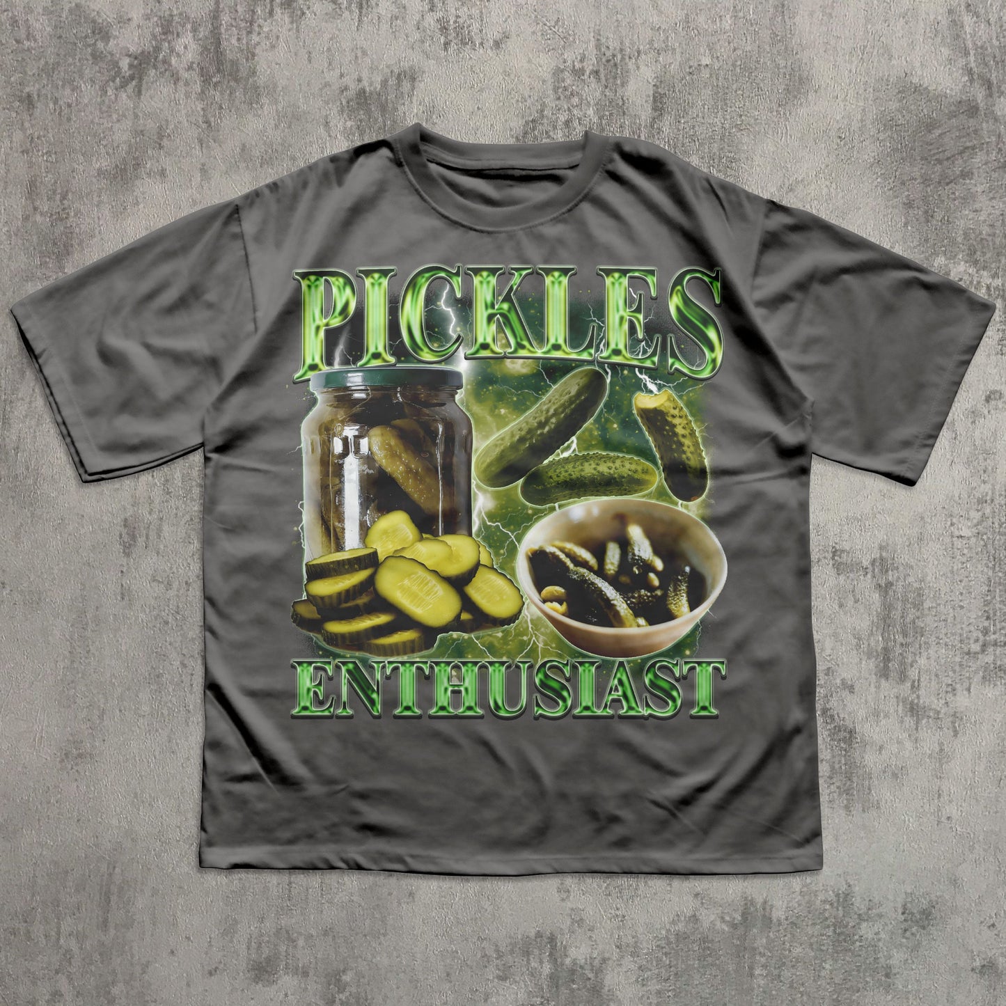 Pickles Enthusiast Funny Vintage 90s Retro T-shirt, Dill Pickle Lover Shirt, Bootleg Style Tshirt, Weird Shirts
