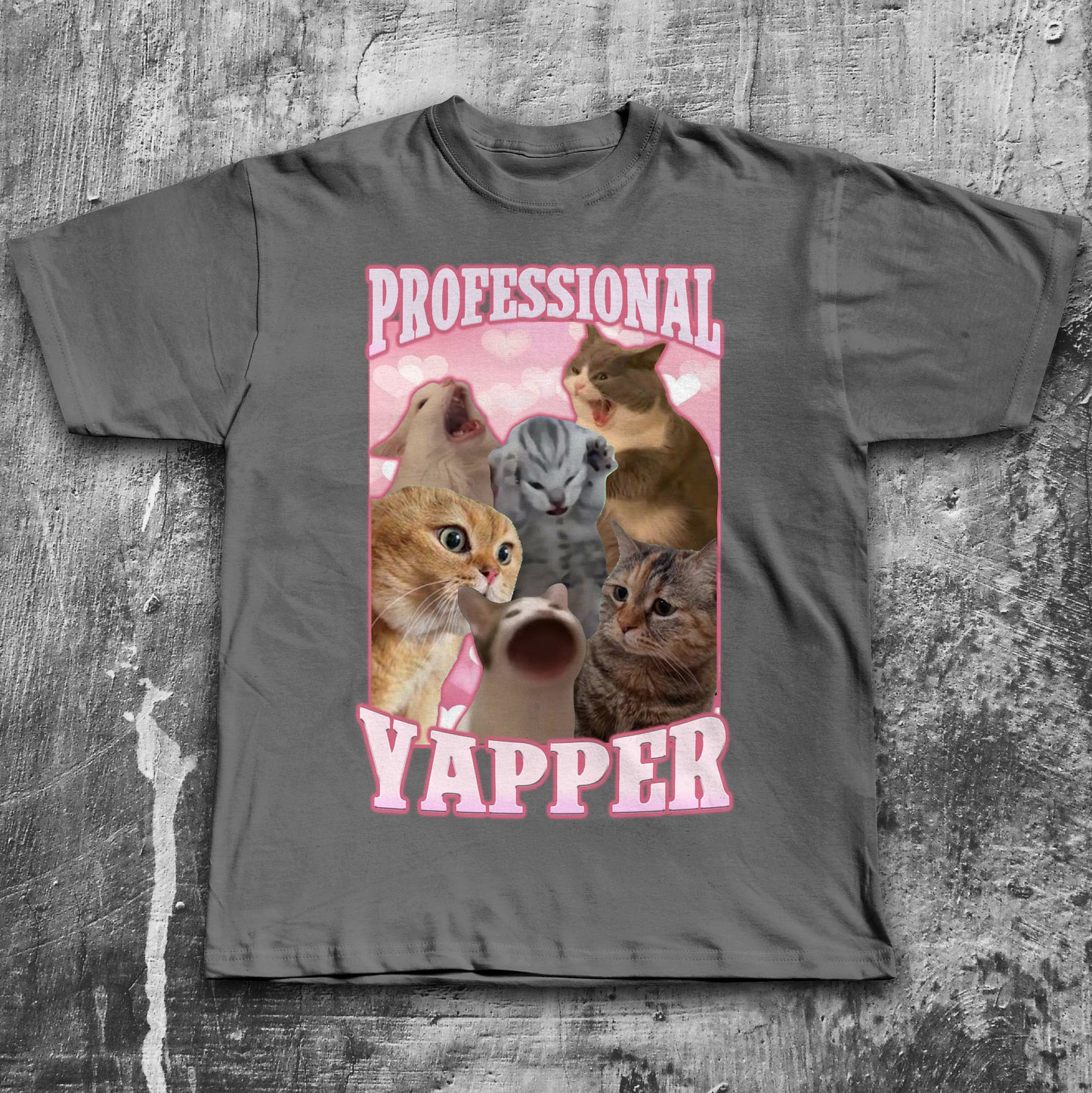 Professional Yapper Funny Cat Meme T-shirt