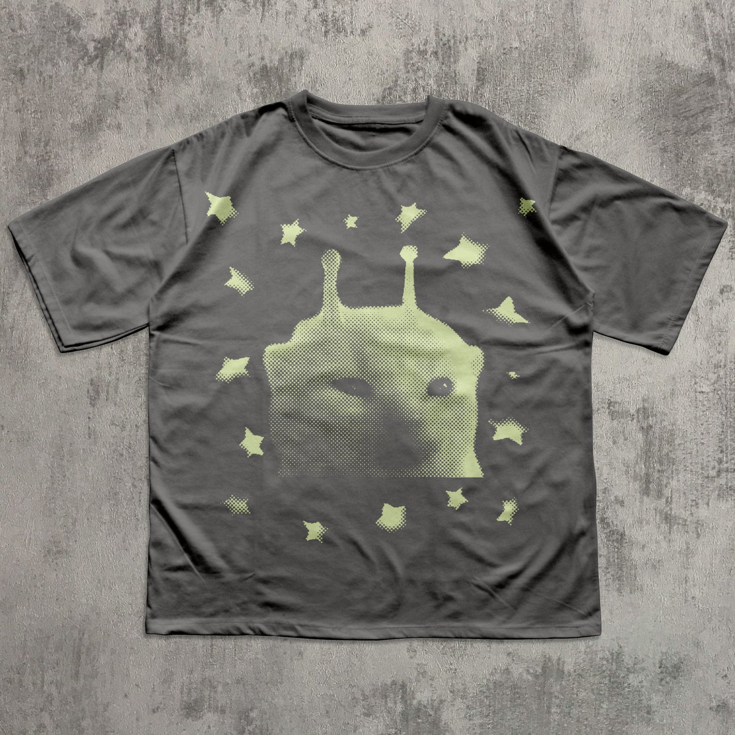 y2k graphic alien cat meme t-shirt