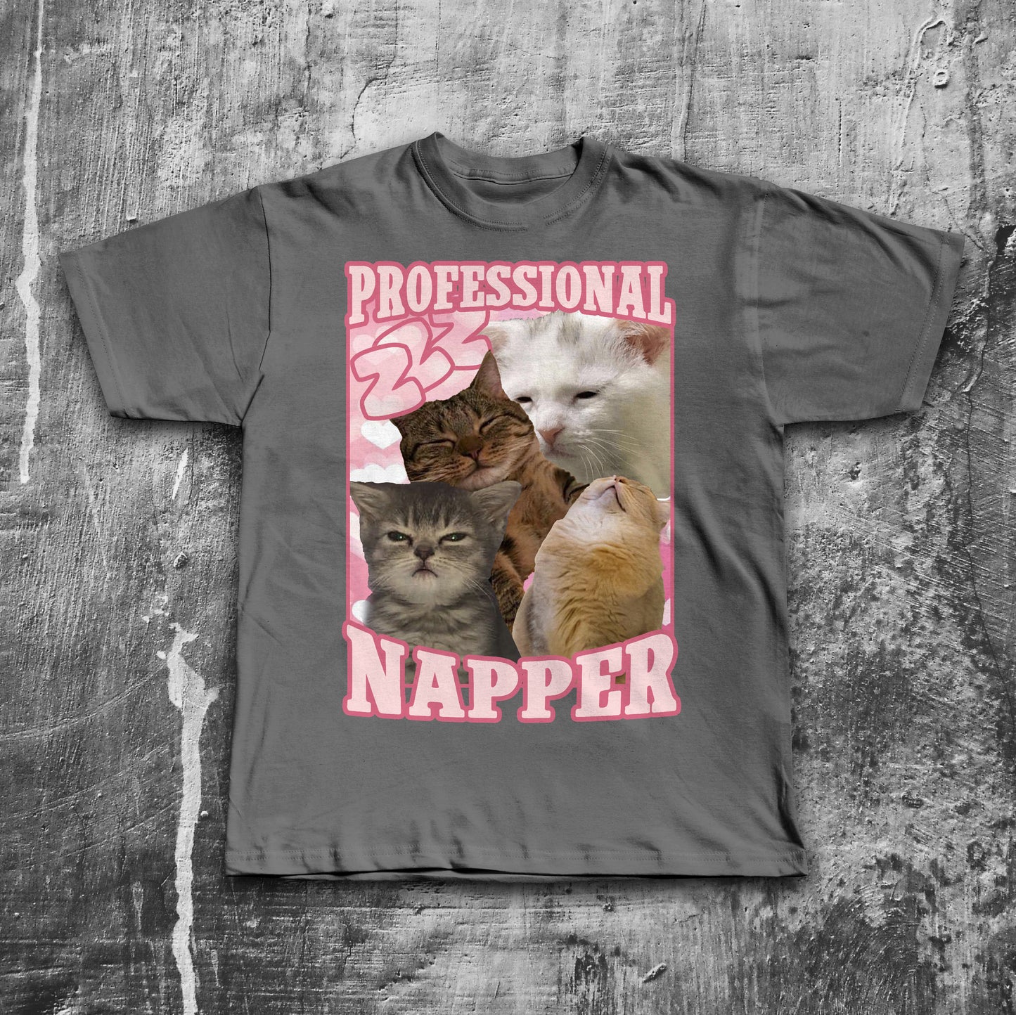 Professional Napper Funny Cat Meme T-shirt, Cat Shirt