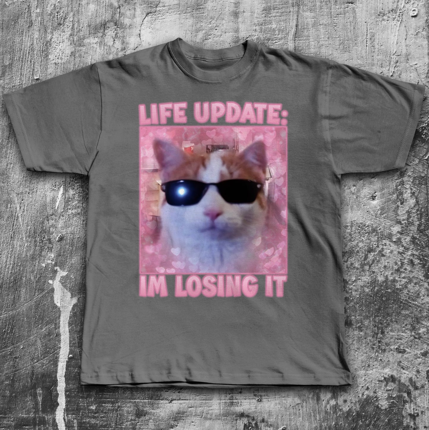 Life Update Im Losing It Funny Cat Meme T-Shirts