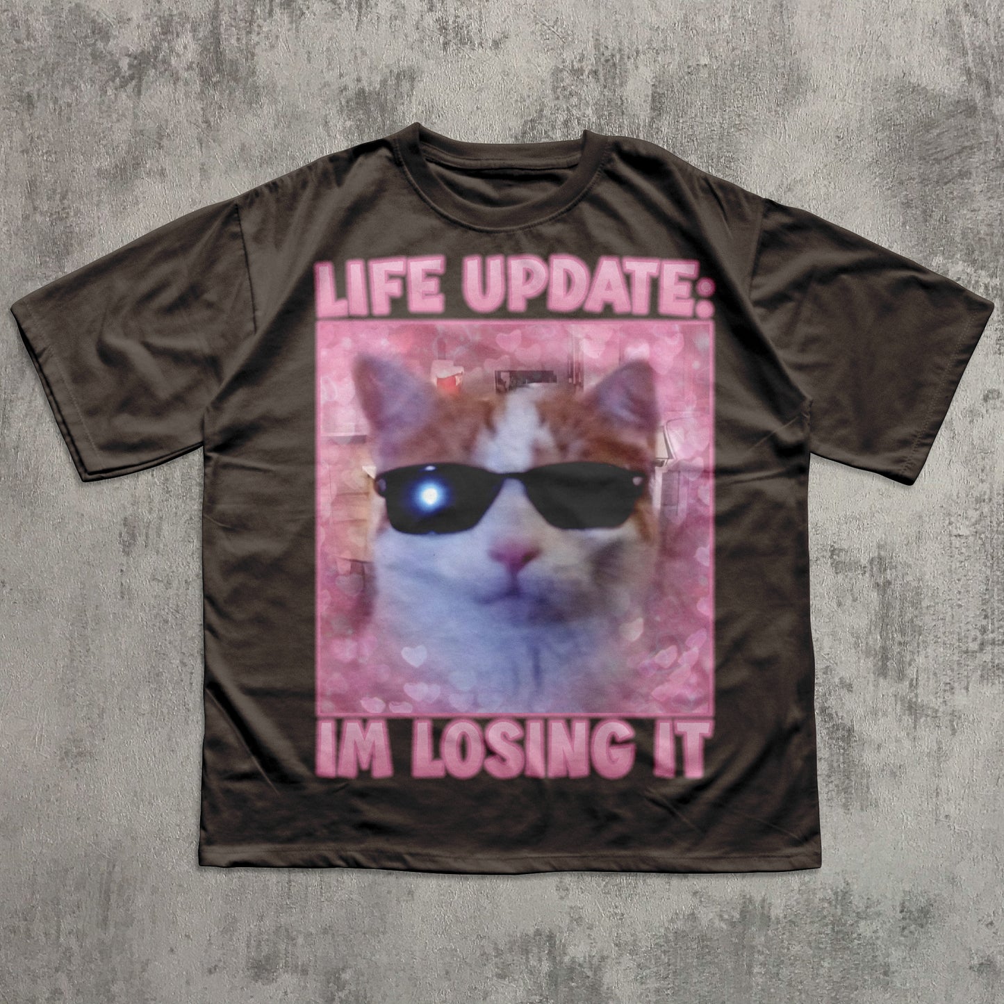 Funny Cat Shirt "Life Update: IM LOSING IT"