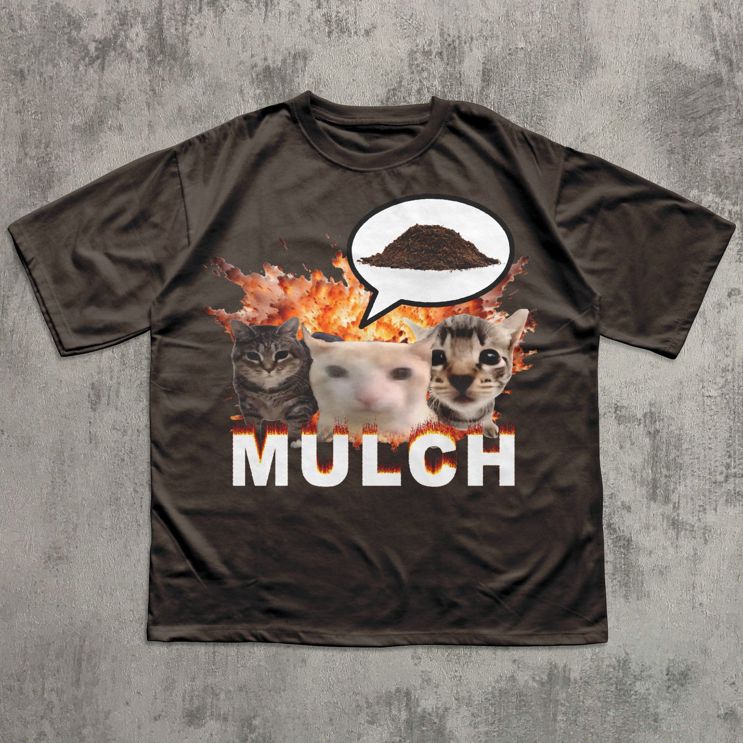 mulch cat meme t-shirt