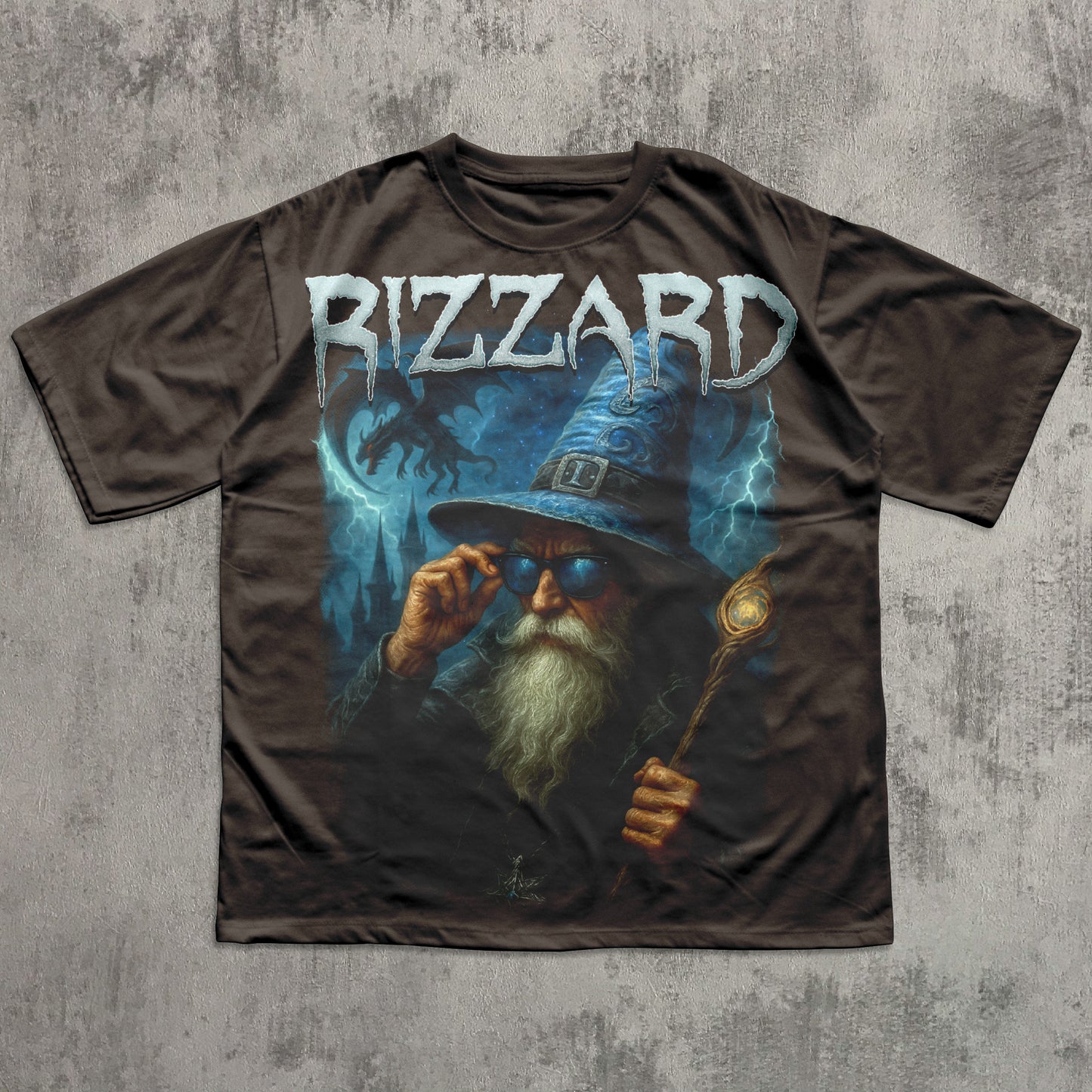 90s Retro Rizzard Wizard Vintage T-Shirt