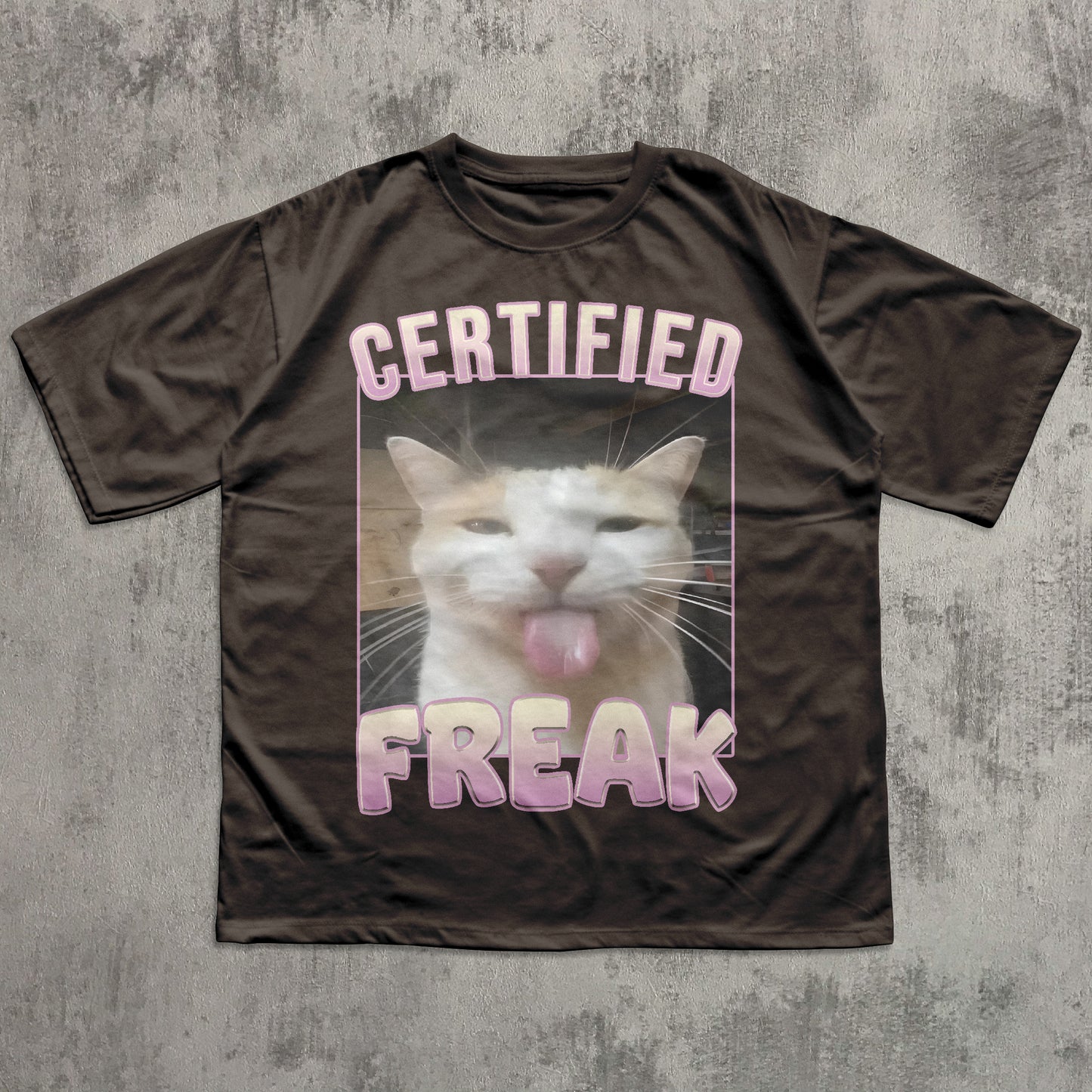 Certified Freak Funny Cat Meme T-shirt
