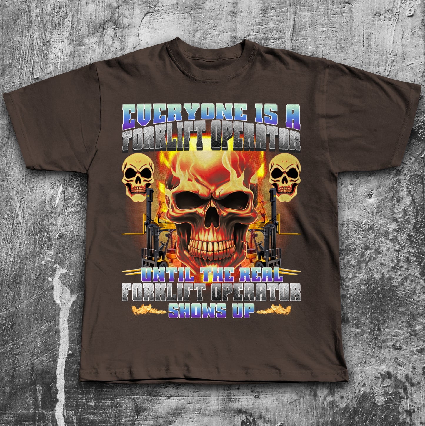 Forklift Operator Funny Meme T-Shirt