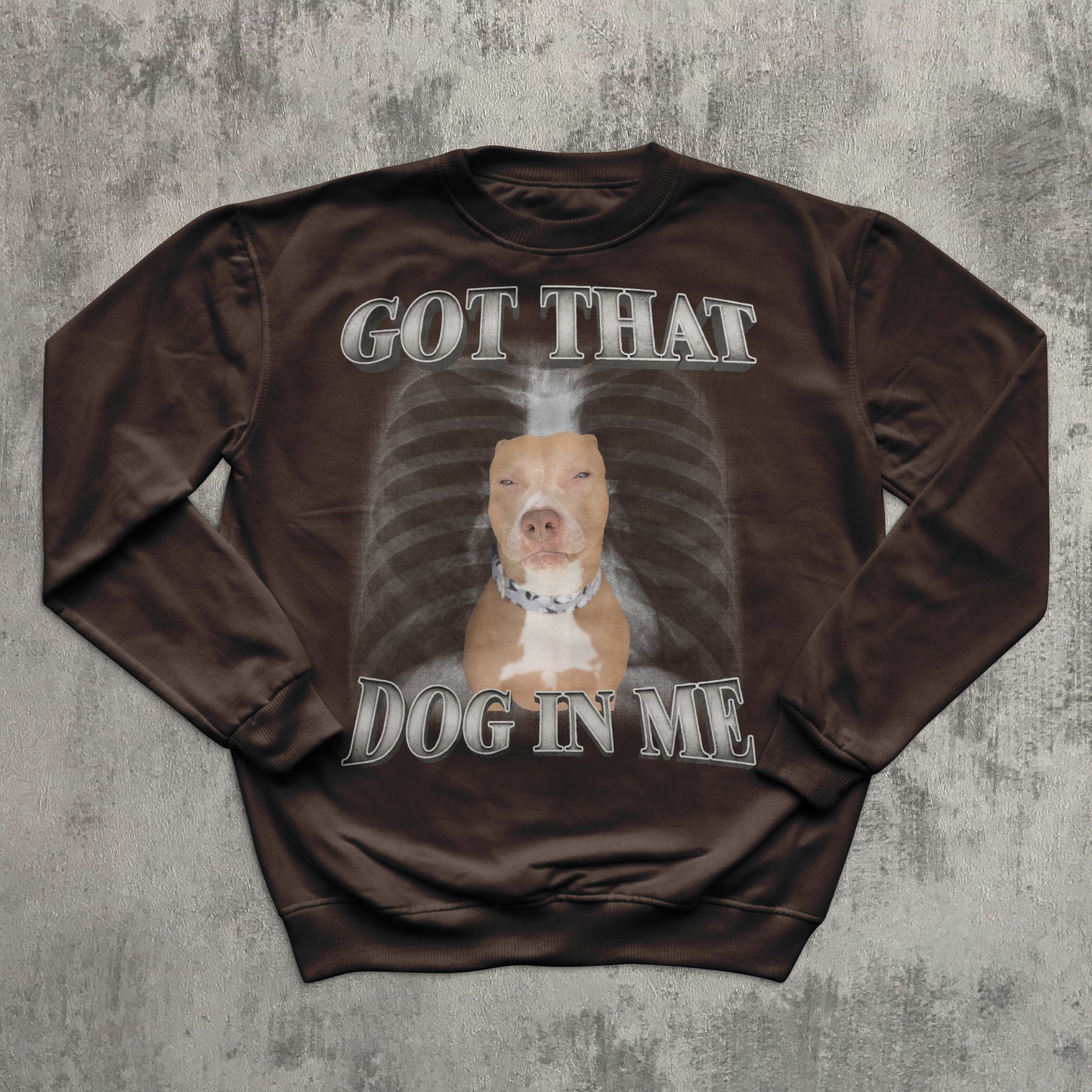 Got That Dog In Me Funny Sweatshirt, Y2k Retro Sweater, Dogs Lover Gift, Silly Sweatshirts