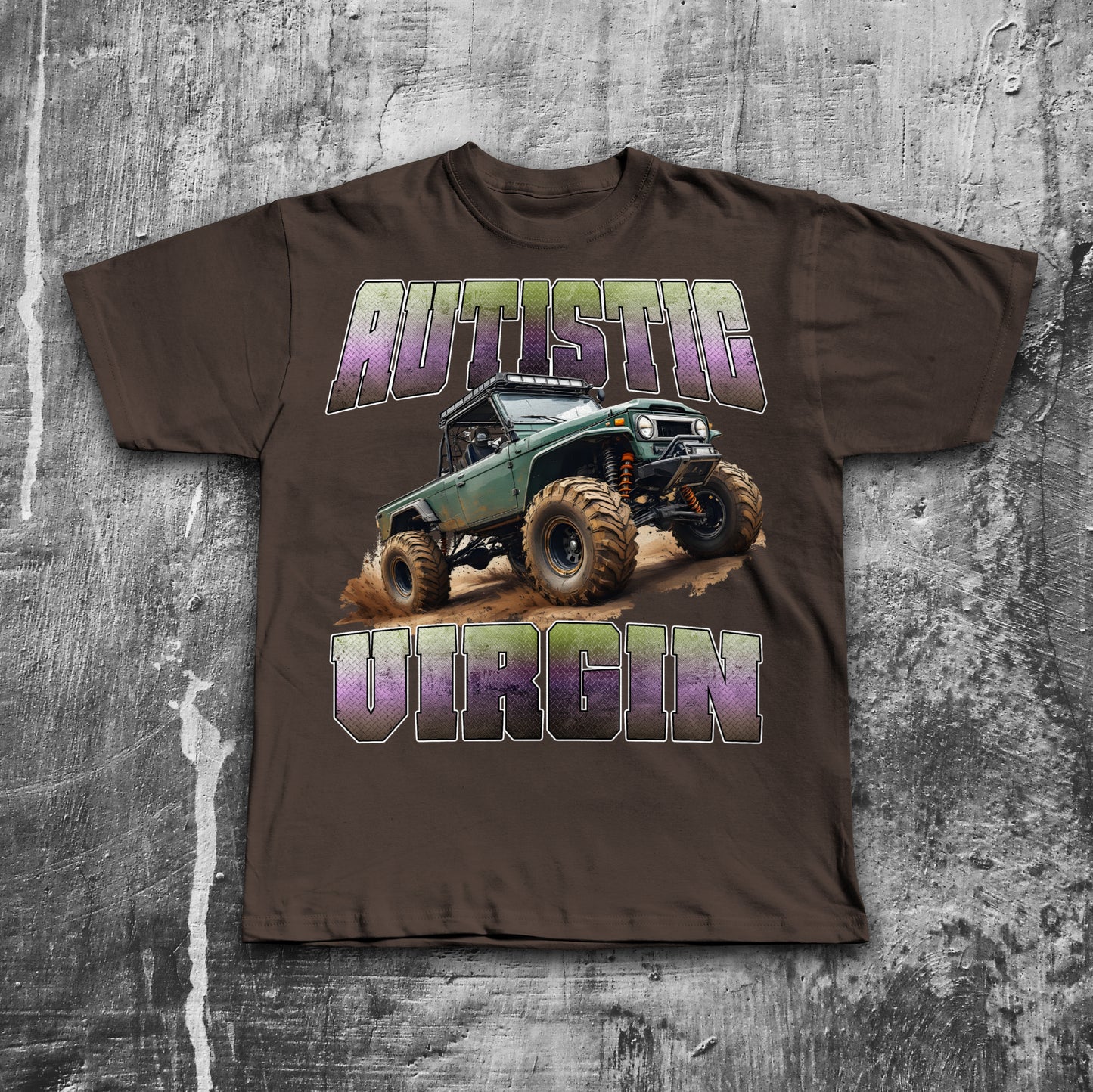 Autistic Virgin Funny Meme T-shirt, Brainrot Shirt