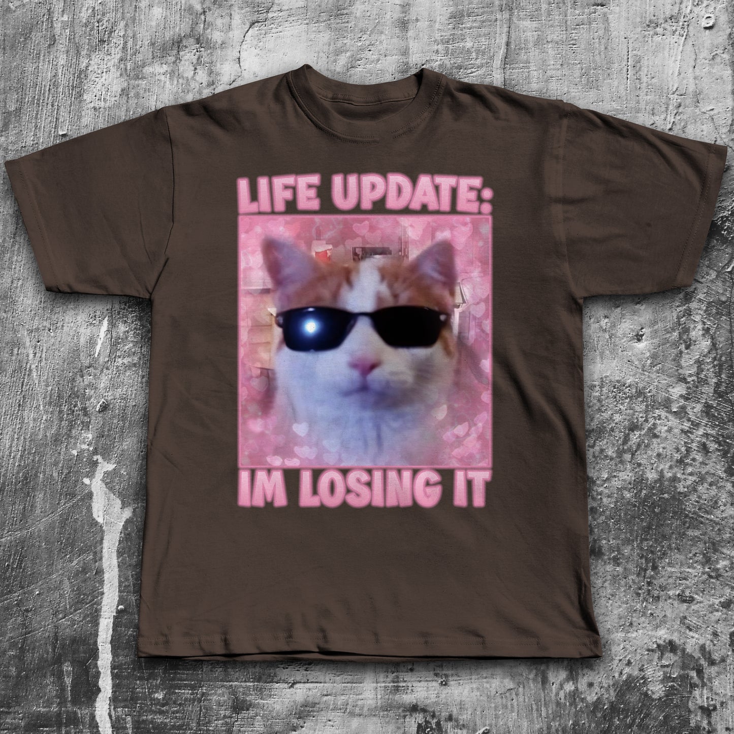 Life Update Im Losing It Funny Cat Meme T-Shirts