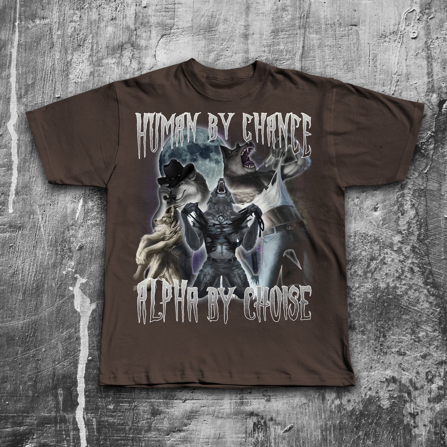Human By Chance Alpha By Choice Funny T-shirt