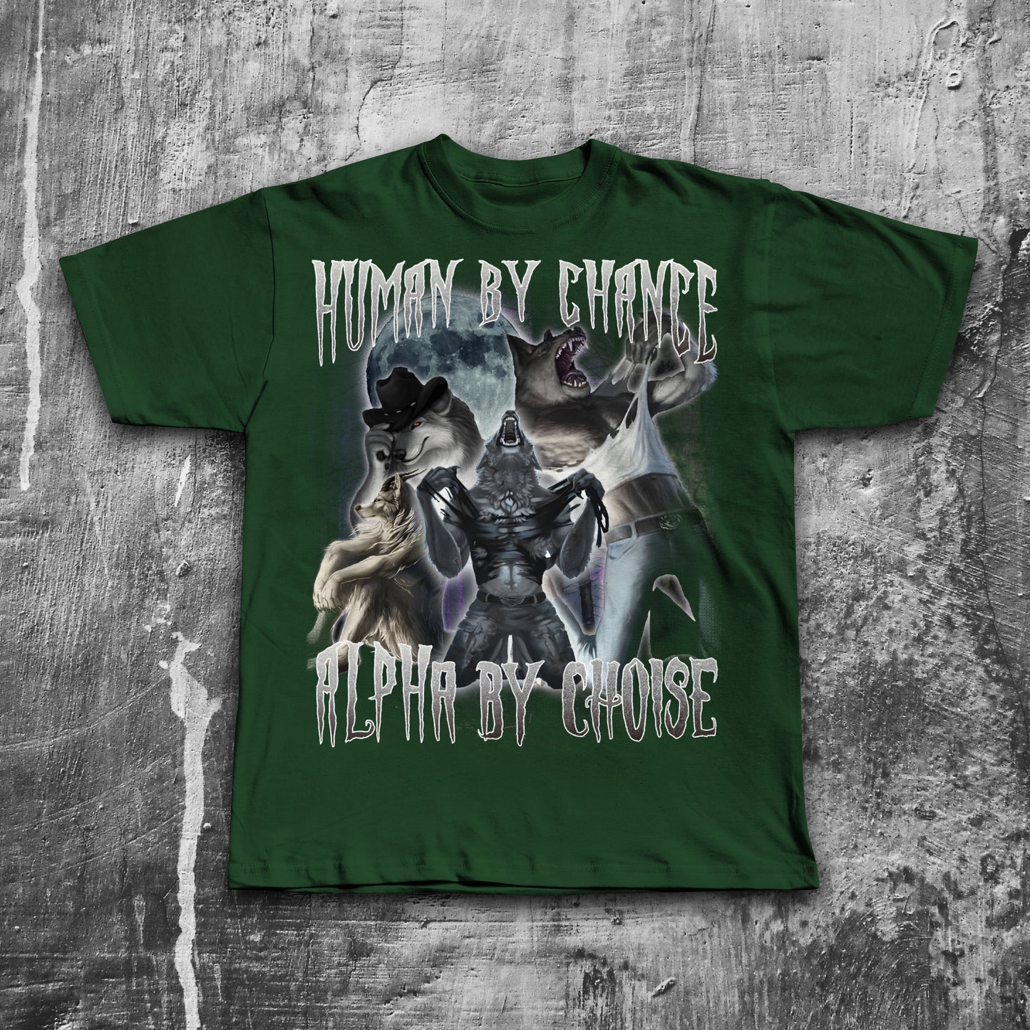Human By Chance Alpha By Choice Funny T-shirt
