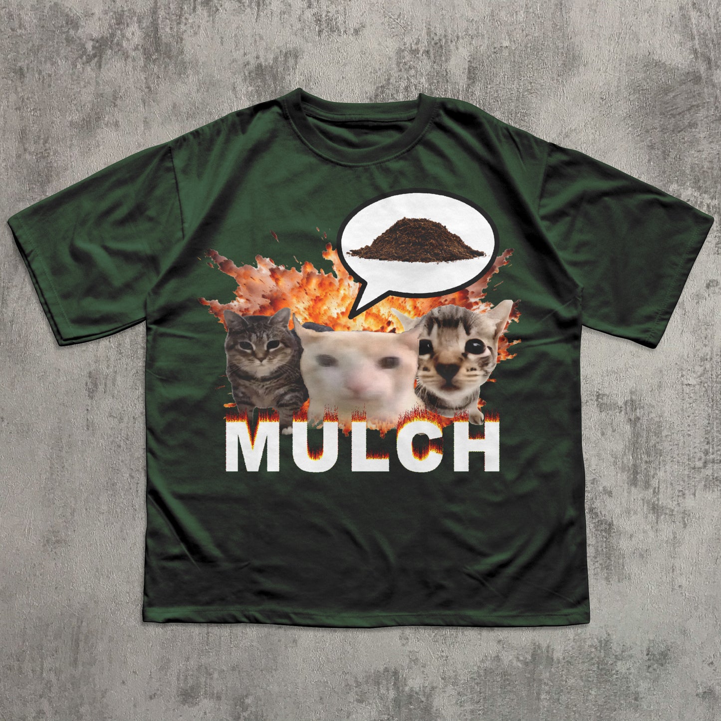 mulch cat meme t-shirt