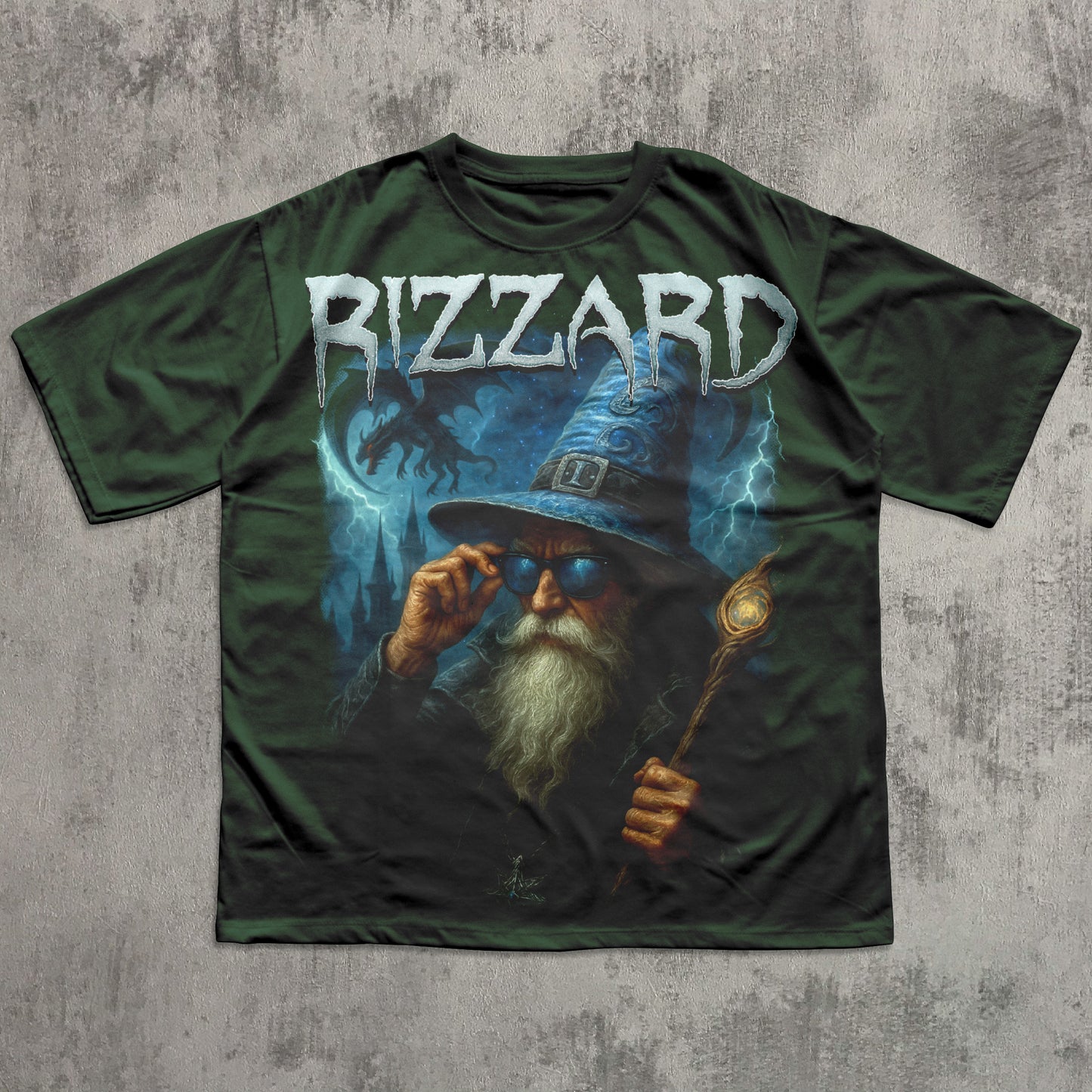 90s Retro Rizzard Wizard Vintage T-Shirt