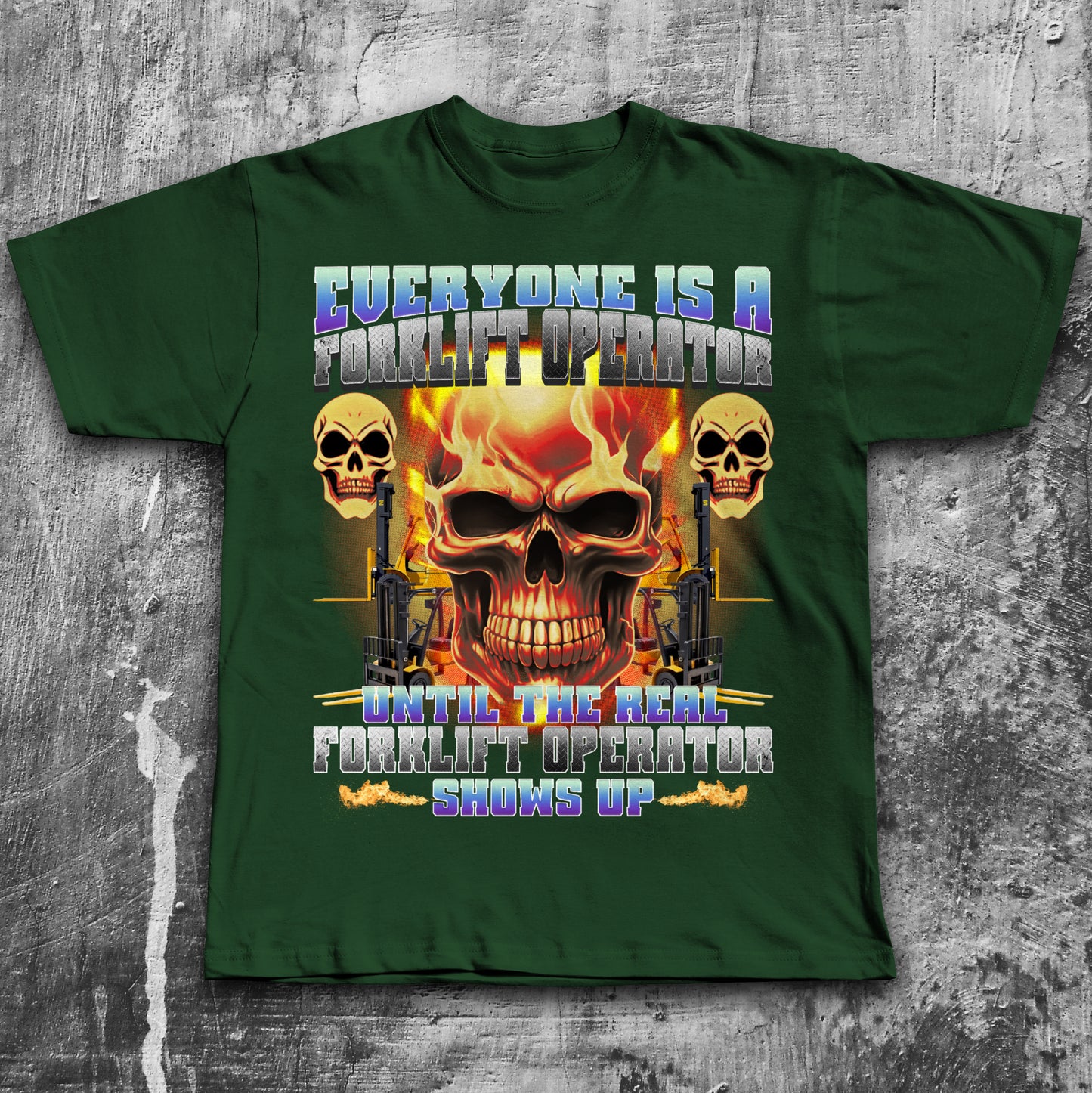 Forklift Operator Funny Meme T-Shirt