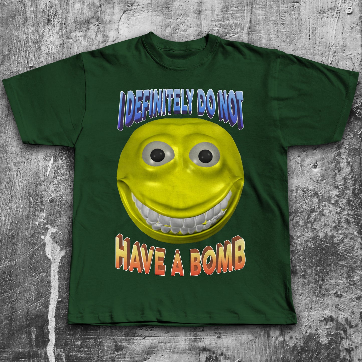 I Definitely Do Not Have a Bomb Funny T-shirt