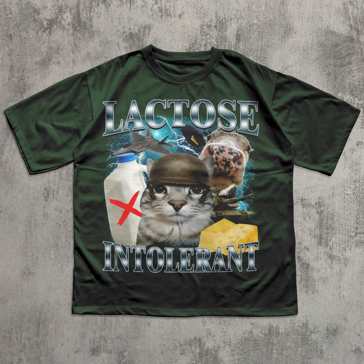 Lactose Intolerant Funny Cat Meme T-shirt, Lactose Shirt, Stupid Gifts, Silly Cats Tee, Weird Tshirt