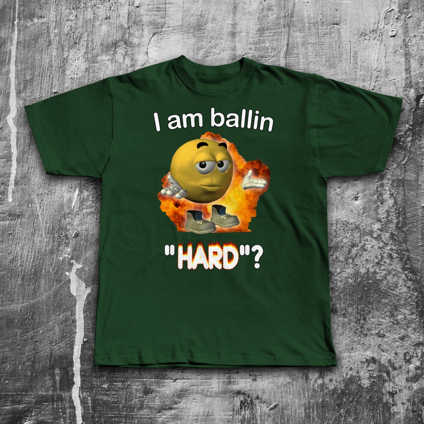 I am balling Hard Funny Meme T-shirt, Brainrot Shirt