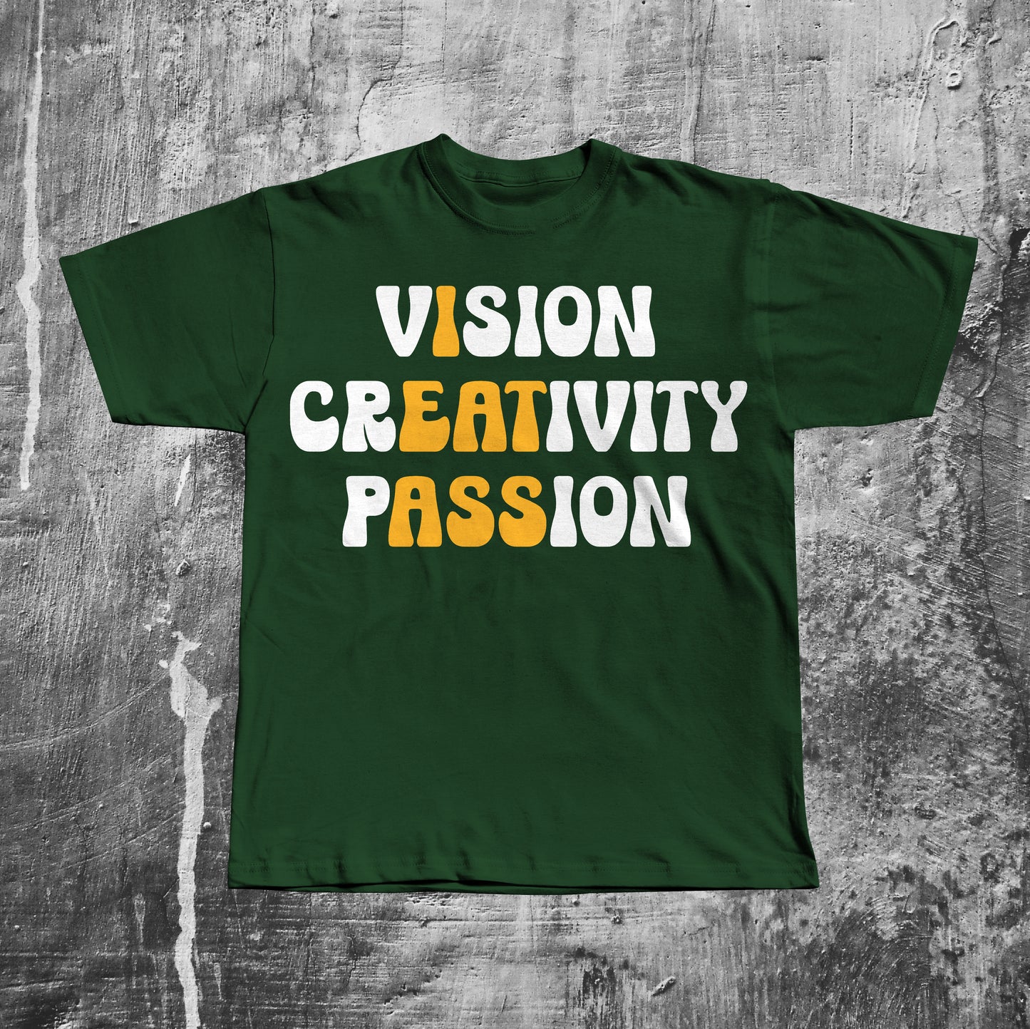 Vision Creativity Passion Funny Motivational T-shirt