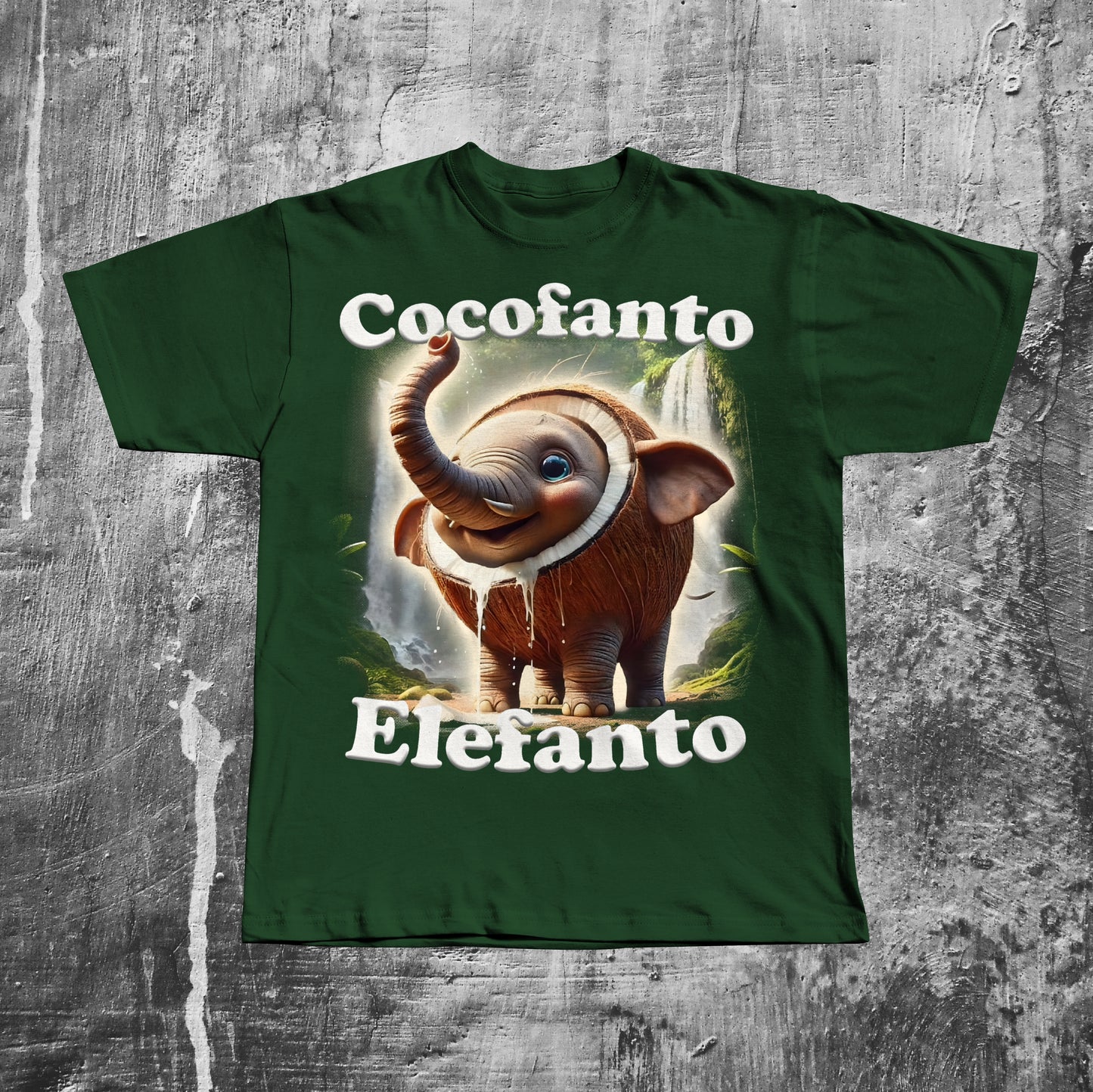 Cocofanto Elefanto Funny Coconut Elephant Meme T-shirt