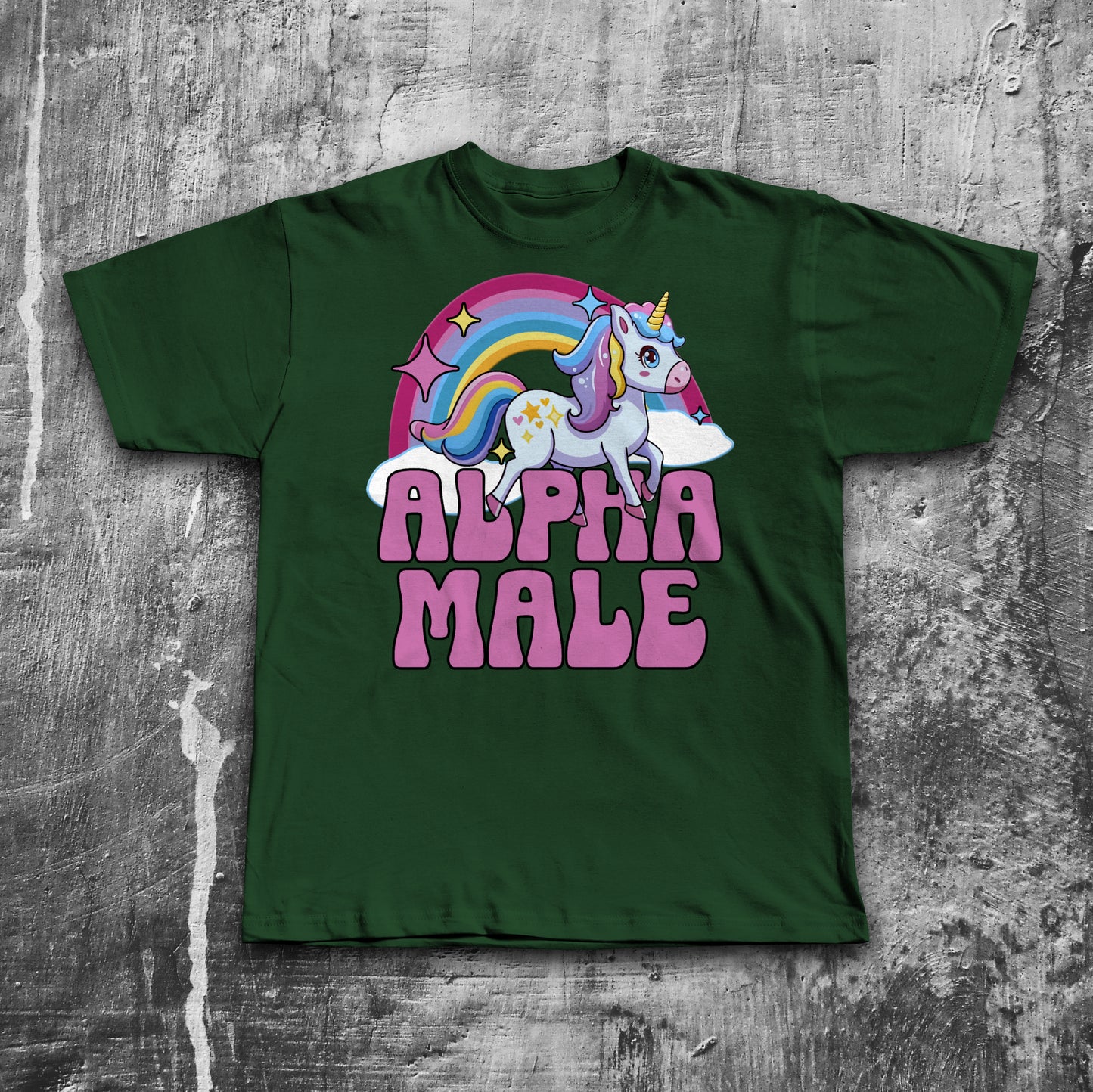 Alpha Male Funny Unicorn Meme T-shirt, Gift for Him