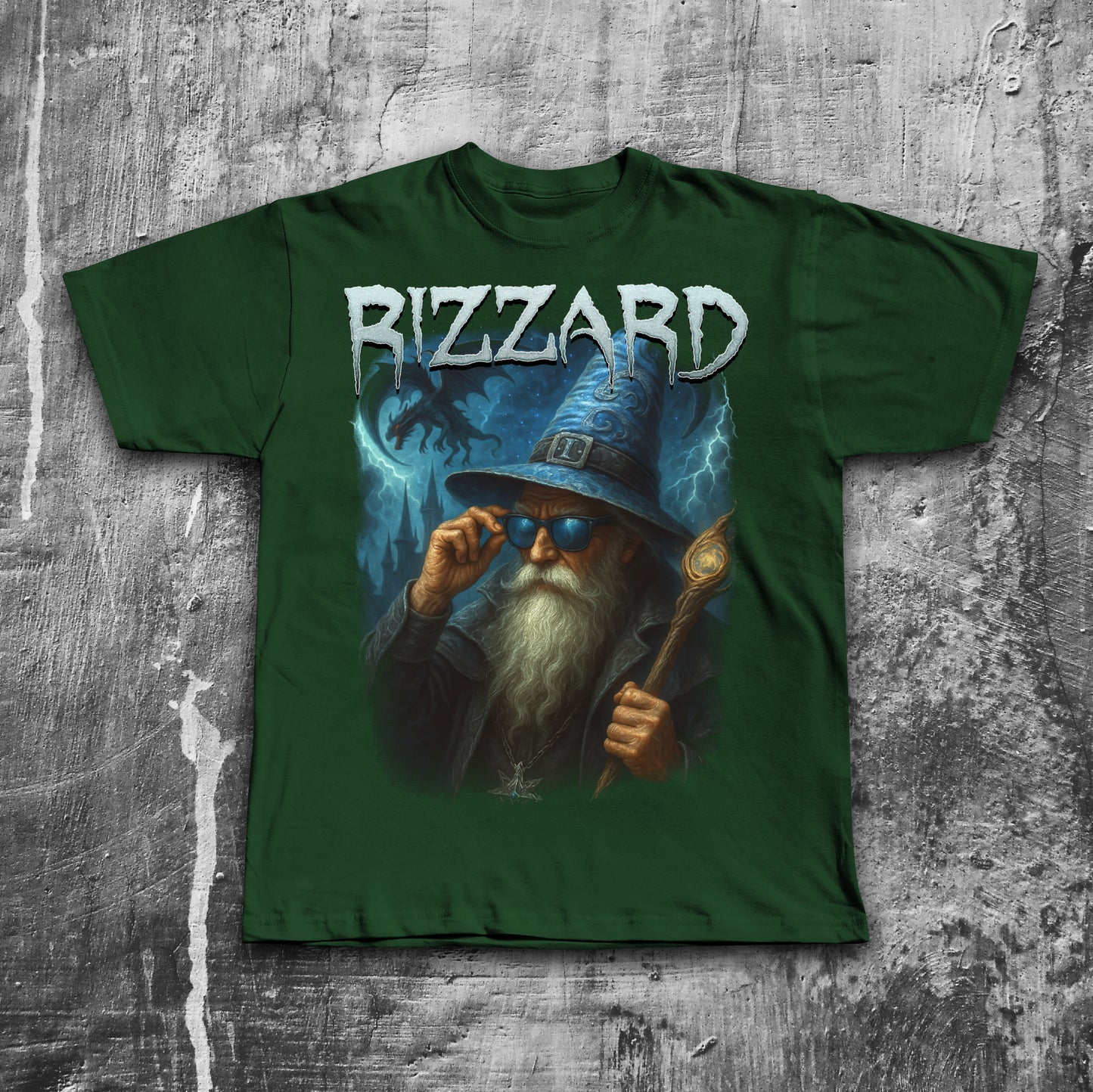 90s Retro Rizzard Wizard Vintage T-Shirt