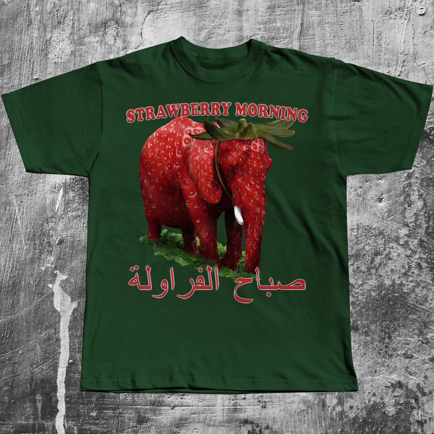 Funny Strawberry Elephant Meme T-shirt