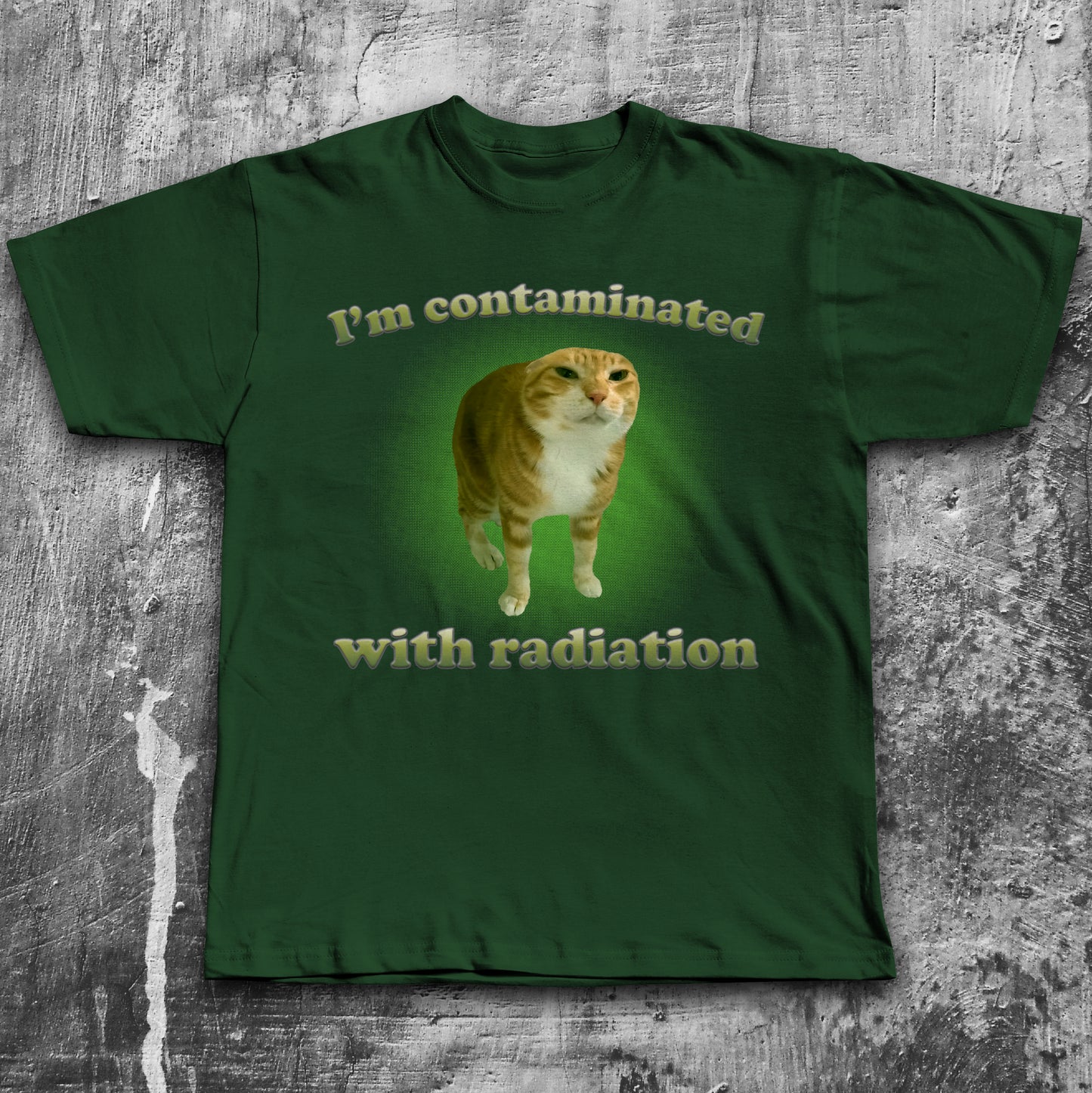 I'm contaminated with radiation Funny Cat Meme T-Shirt