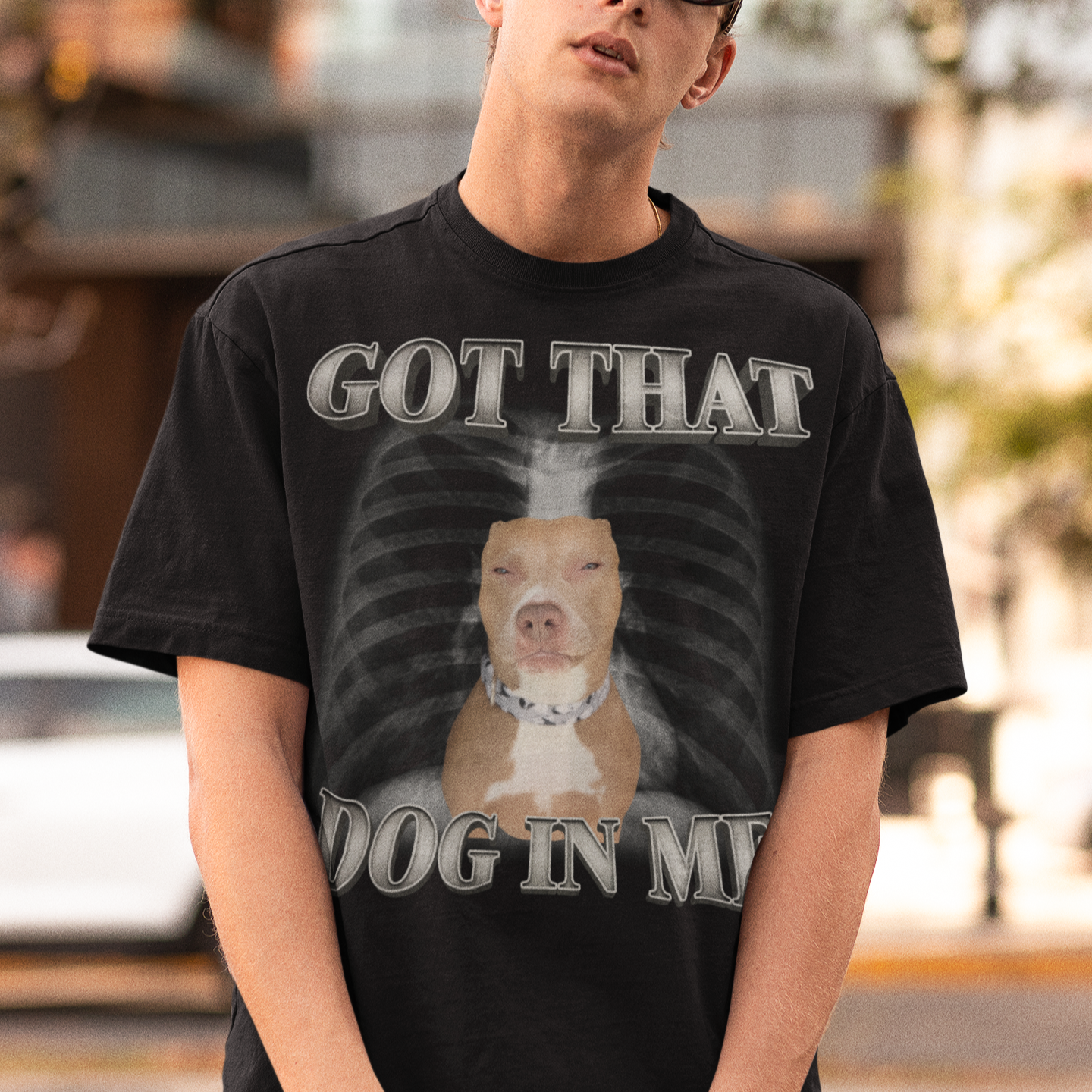 Got That Dog In Me Funny T-shirt, Y2k Retro Shirt, Dogs Lover Gift, Silly Shirts, Unhinged Clothes