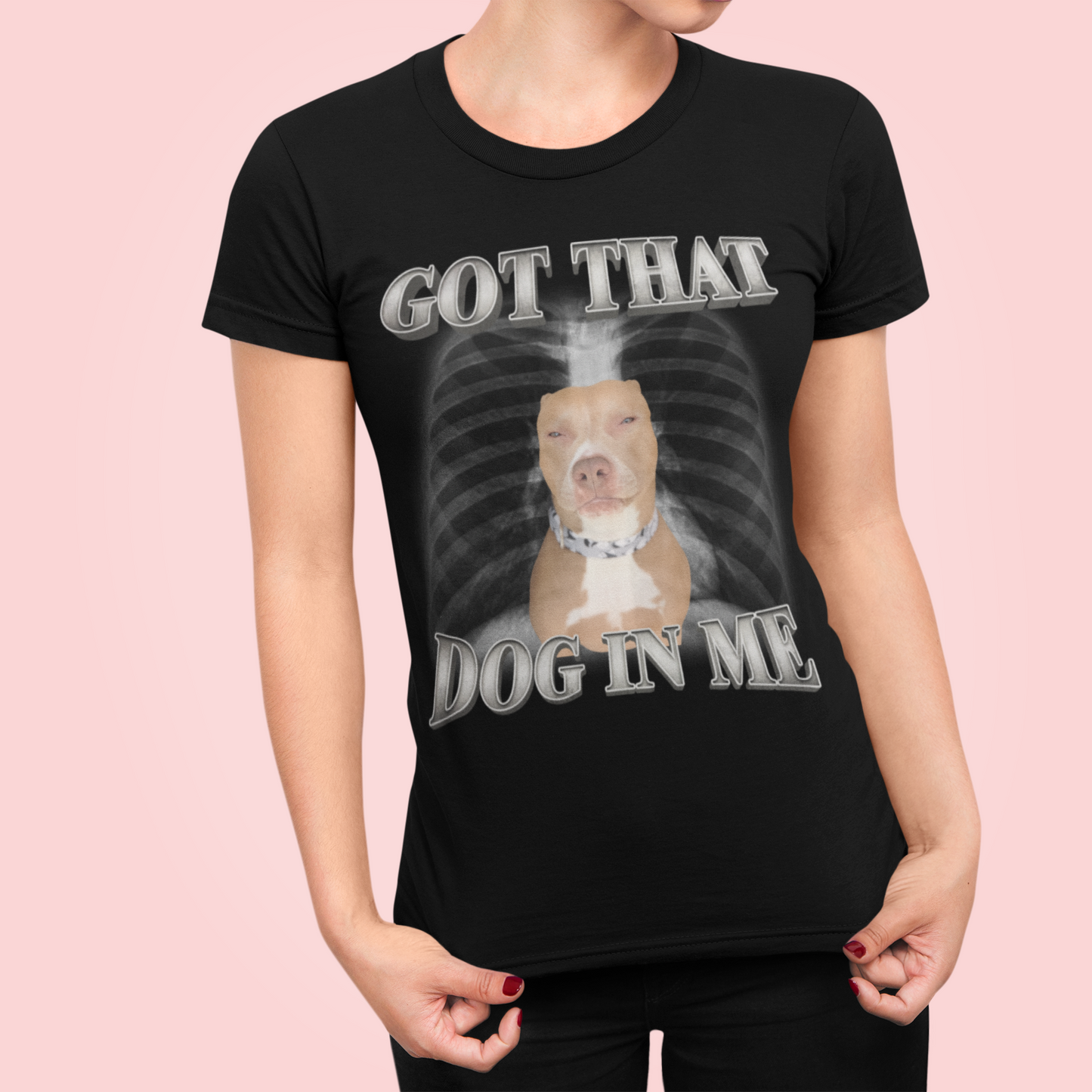 Got That Dog In Me Funny T-shirt, Y2k Retro Shirt, Dogs Lover Gift, Silly Shirts, Unhinged Clothes