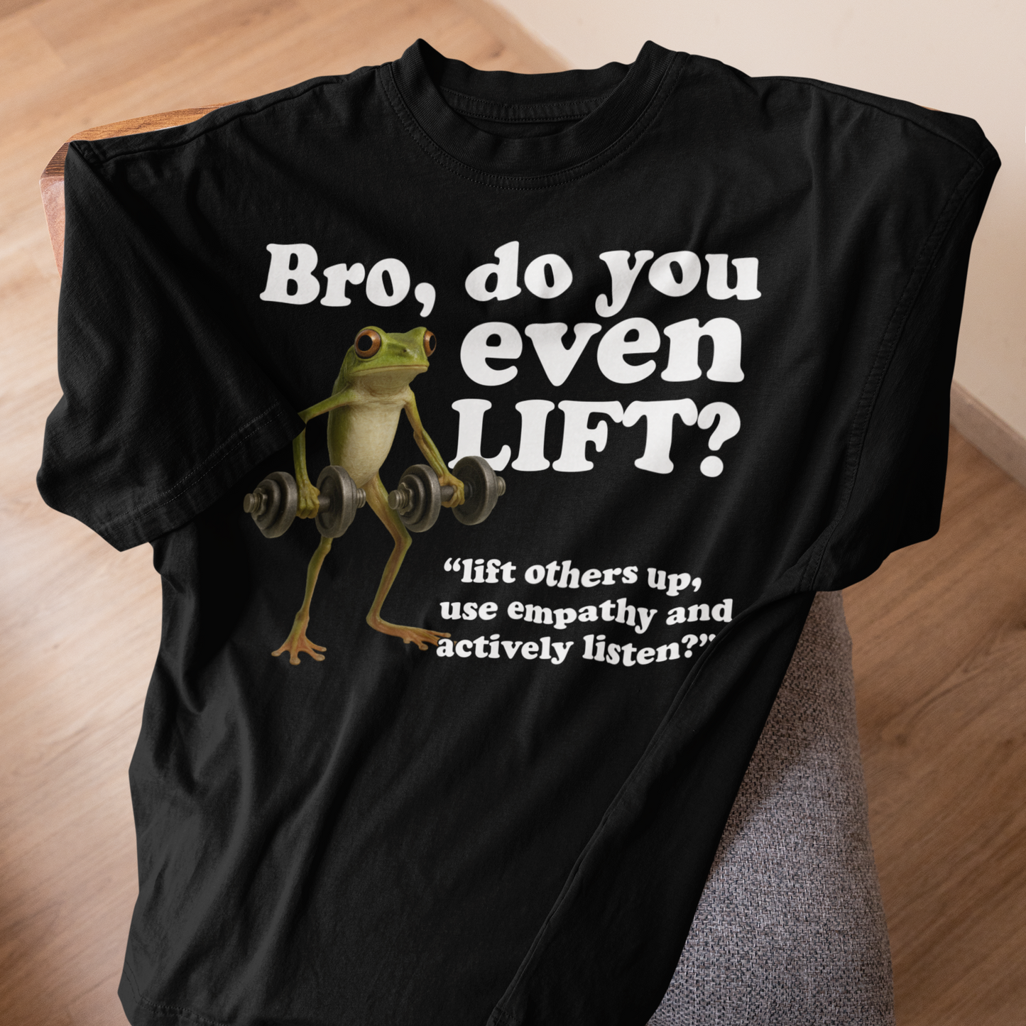 Bro Do You Even Lift Funny Frog Meme T-shirt, Silly Toad Shirt