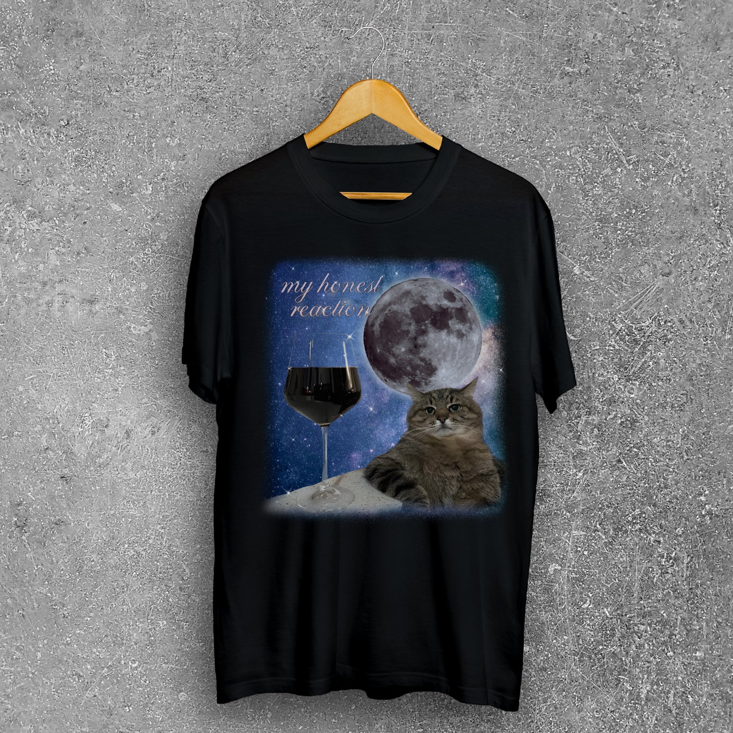 My honest reaction Funny Cat Meme T-Shirt