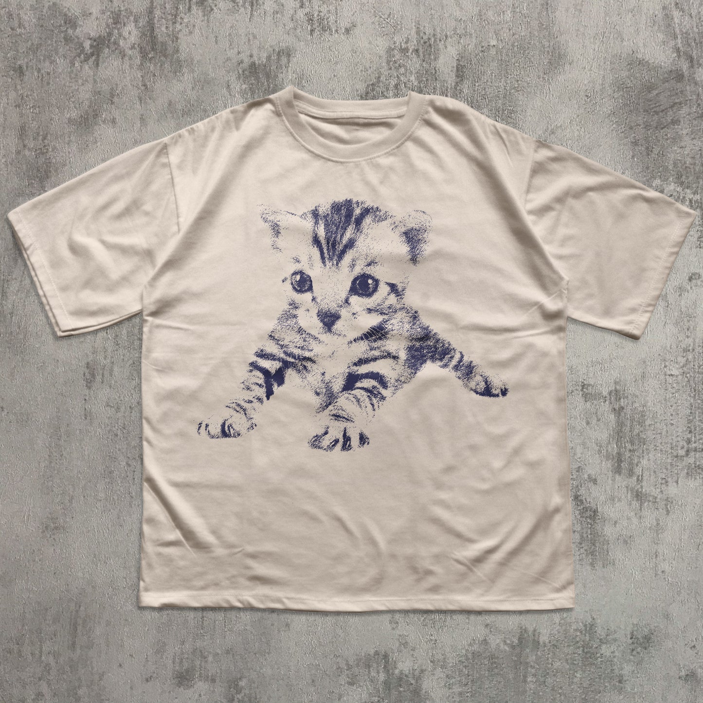 Y2k Vintage Graphic Cat T-shirt, Unisex Cotton Shirt, 90s Retro Tee, Cats Lover Gift