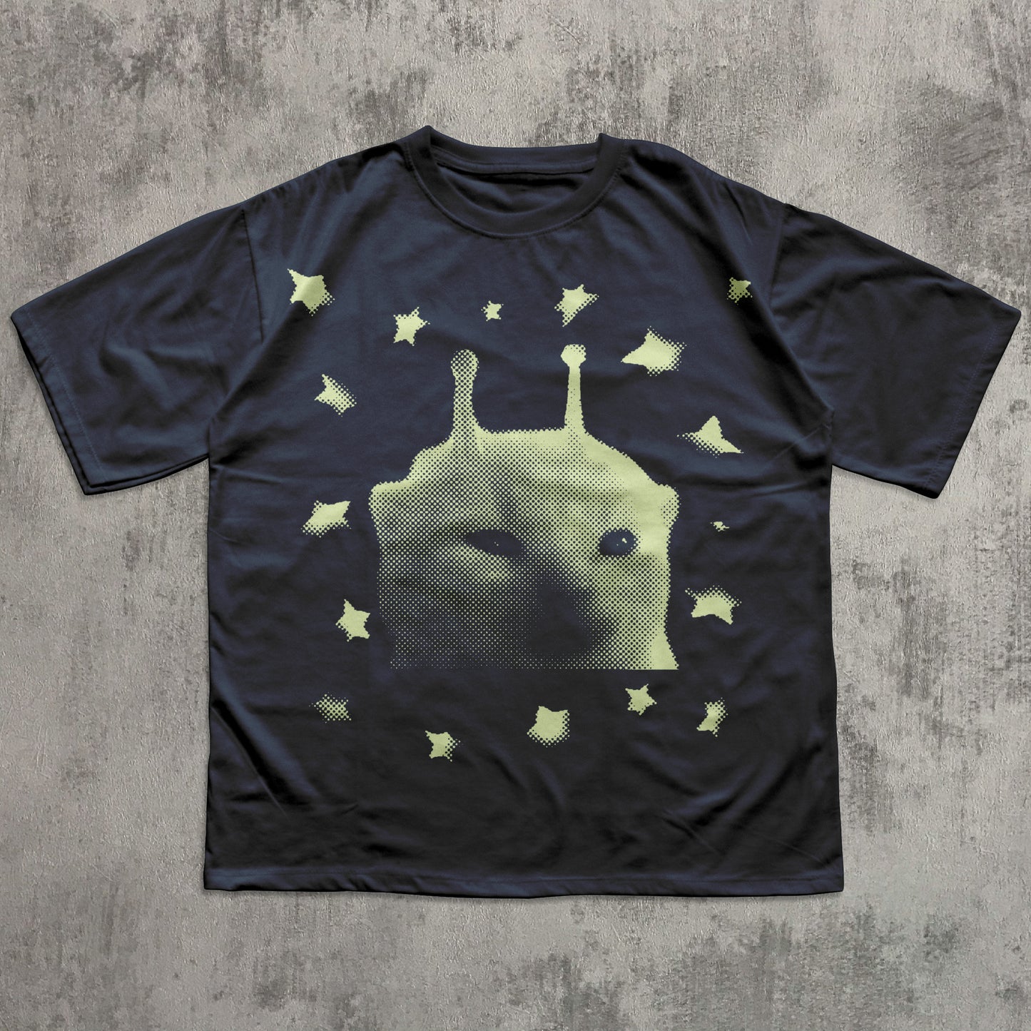 y2k graphic alien cat meme t-shirt