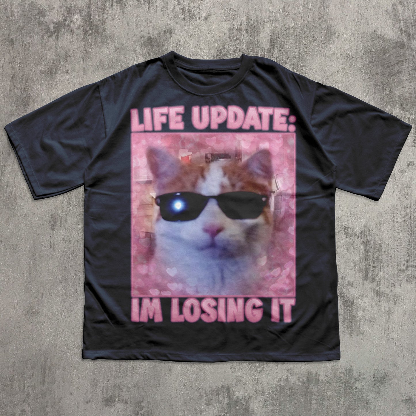 Funny Cat Shirt "Life Update: IM LOSING IT"