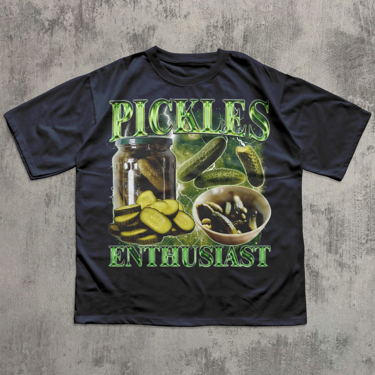 Pickles Enthusiast Funny Vintage 90s Retro T-shirt, Dill Pickle Lover Shirt, Bootleg Style Tshirt, Weird Shirts