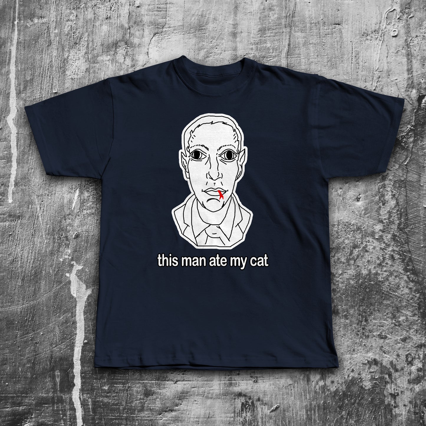 This Man Ate My Cat Funny Meme T-shirt, Brainrot Shirt